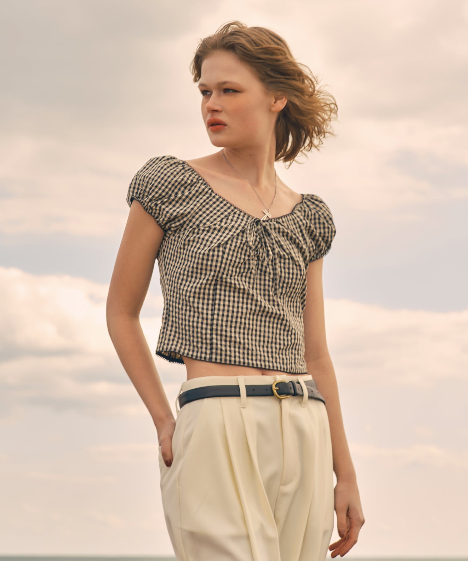 MODEL:173cm/COLOR:MIX①/SIZE:F