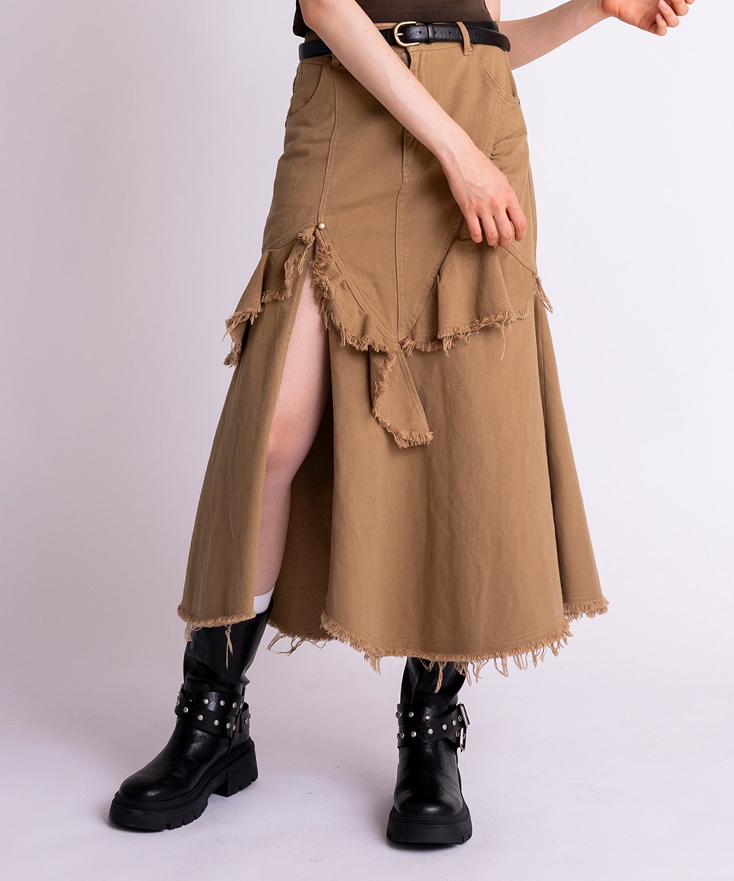MODEL:171cm/COLOR:BEIGE/SIZE:M