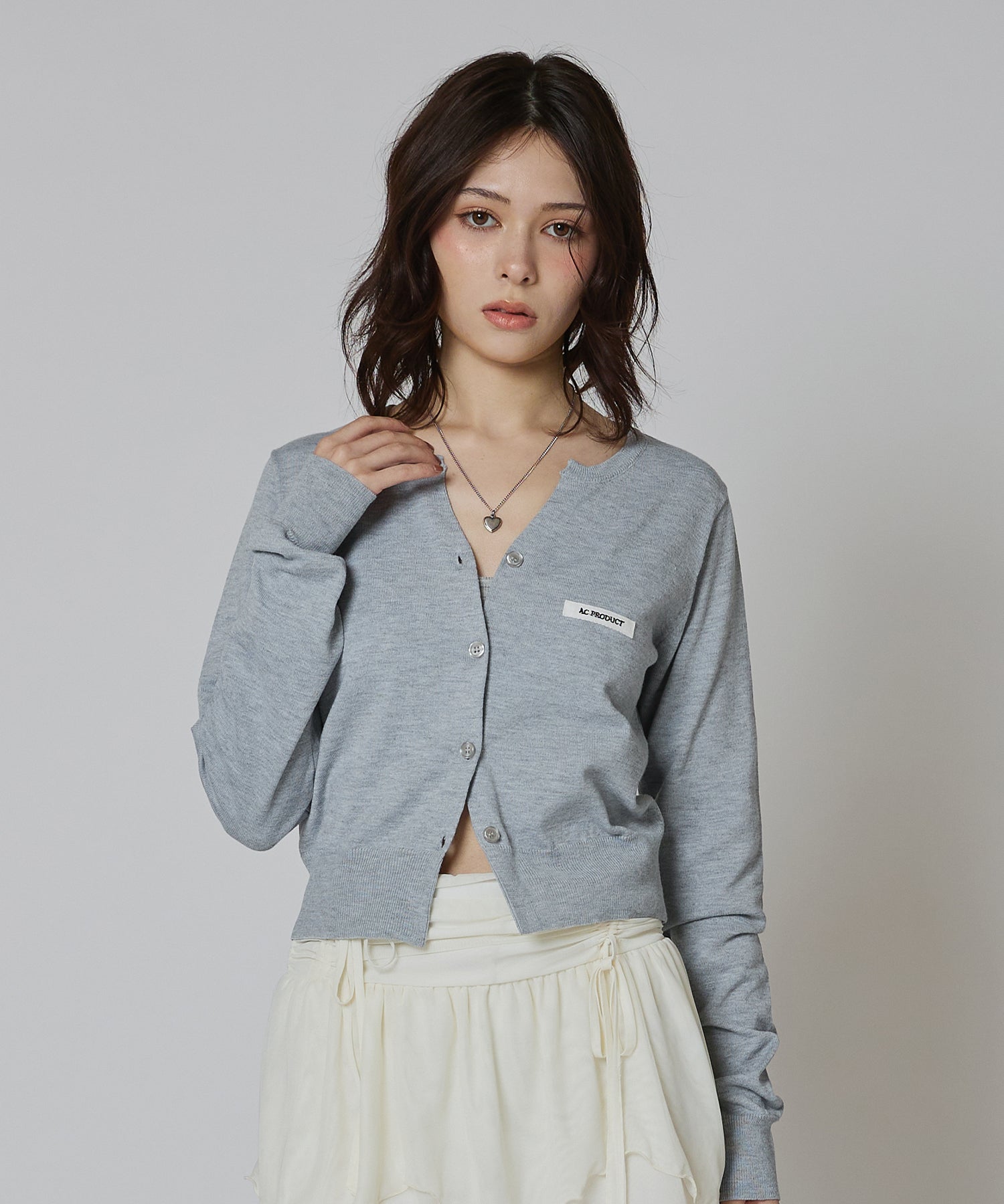 MODEL:163cm/COLOR:GRAY/SIZE:F