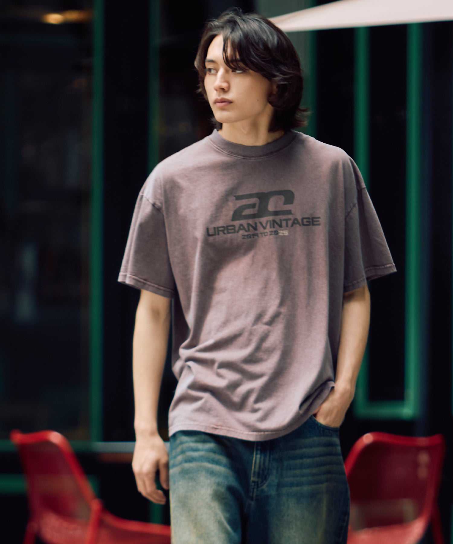 MODEL:185cm/COLOR:BROWN/SIZE:F