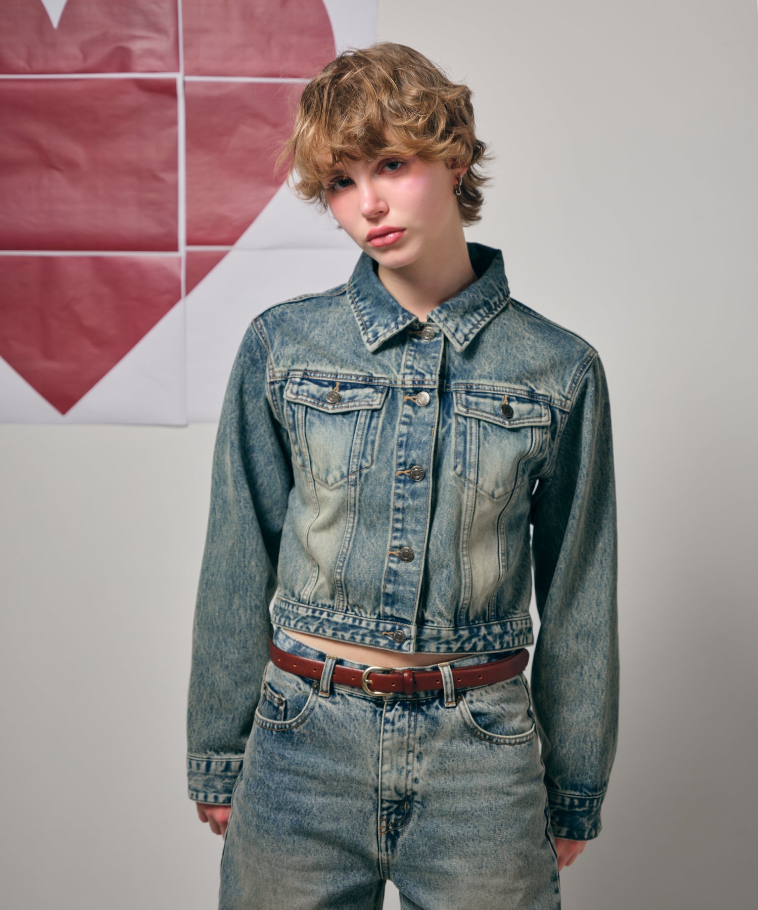 MODEL:170cm/COLOR:BLUE/SIZE:F