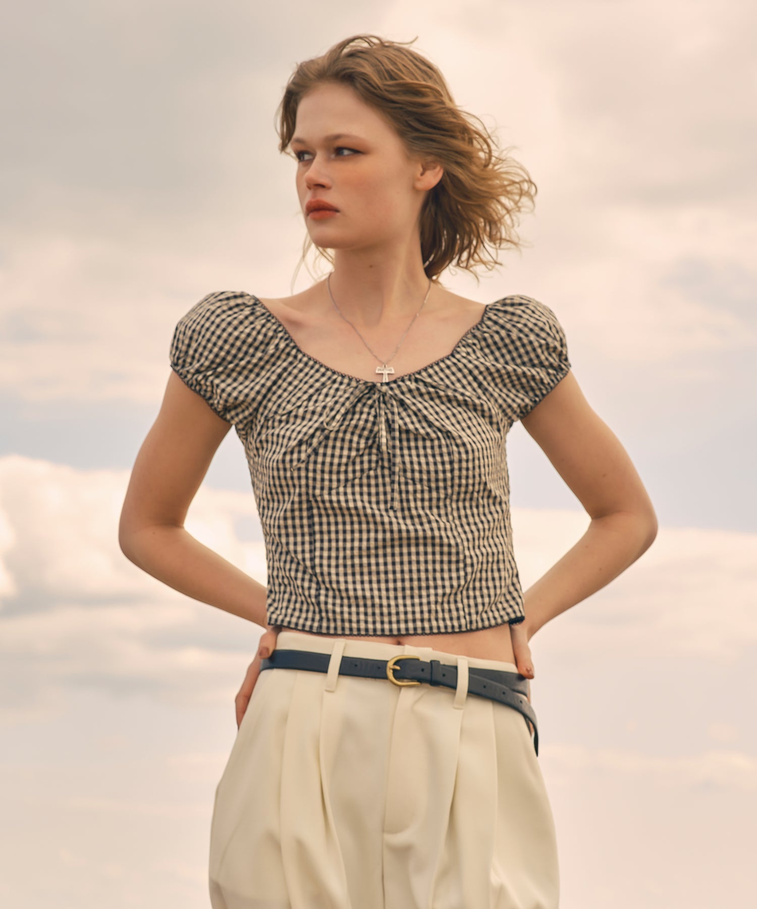 MODEL:173cm/COLOR:MIX①/SIZE:F