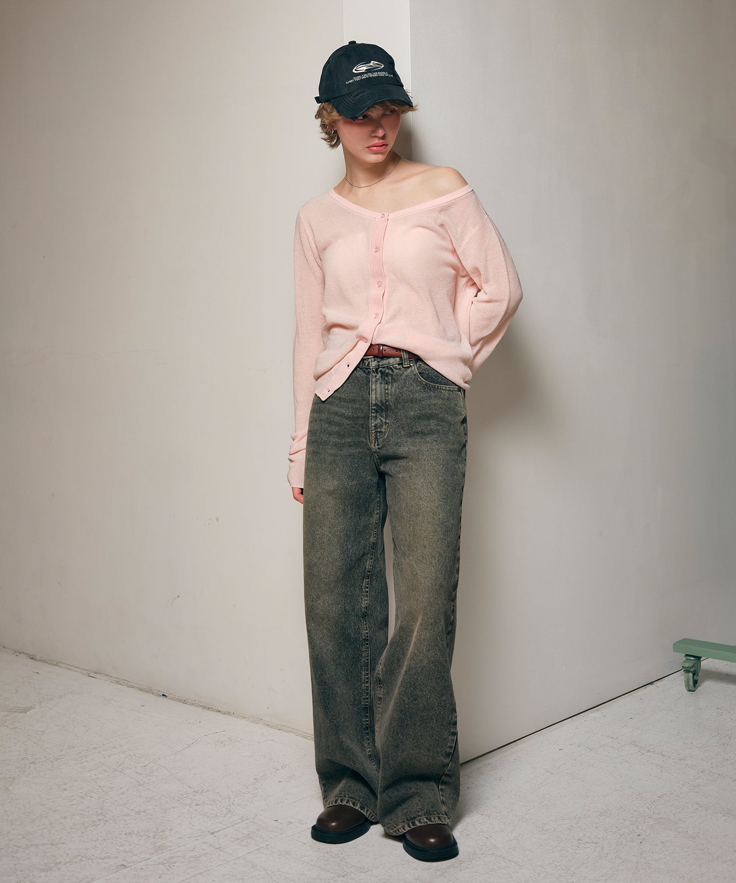 MODEL:170cm/COLOR:LIGHT PINK/SIZE:F