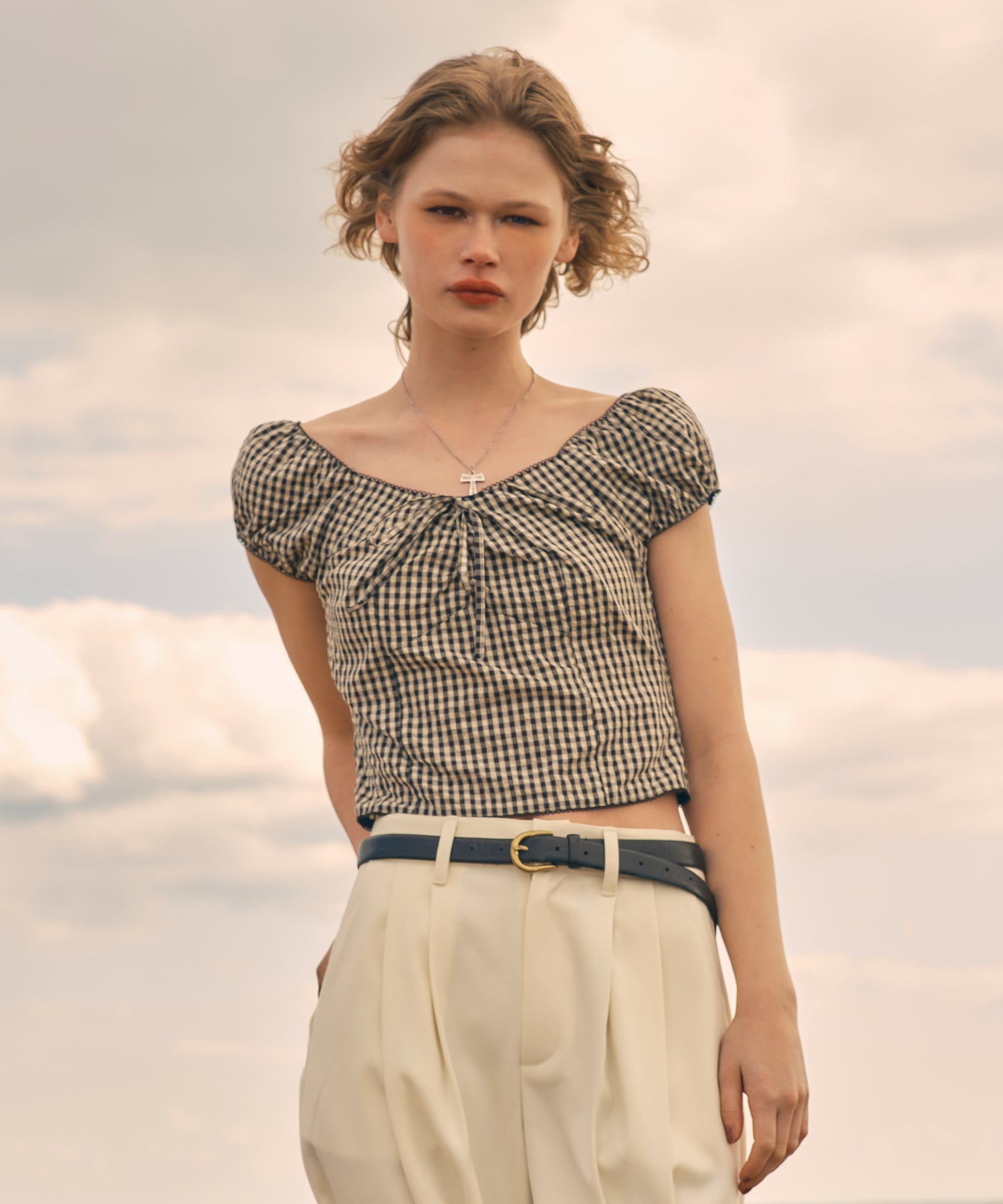 MODEL:173cm/COLOR:MIX①/SIZE:F