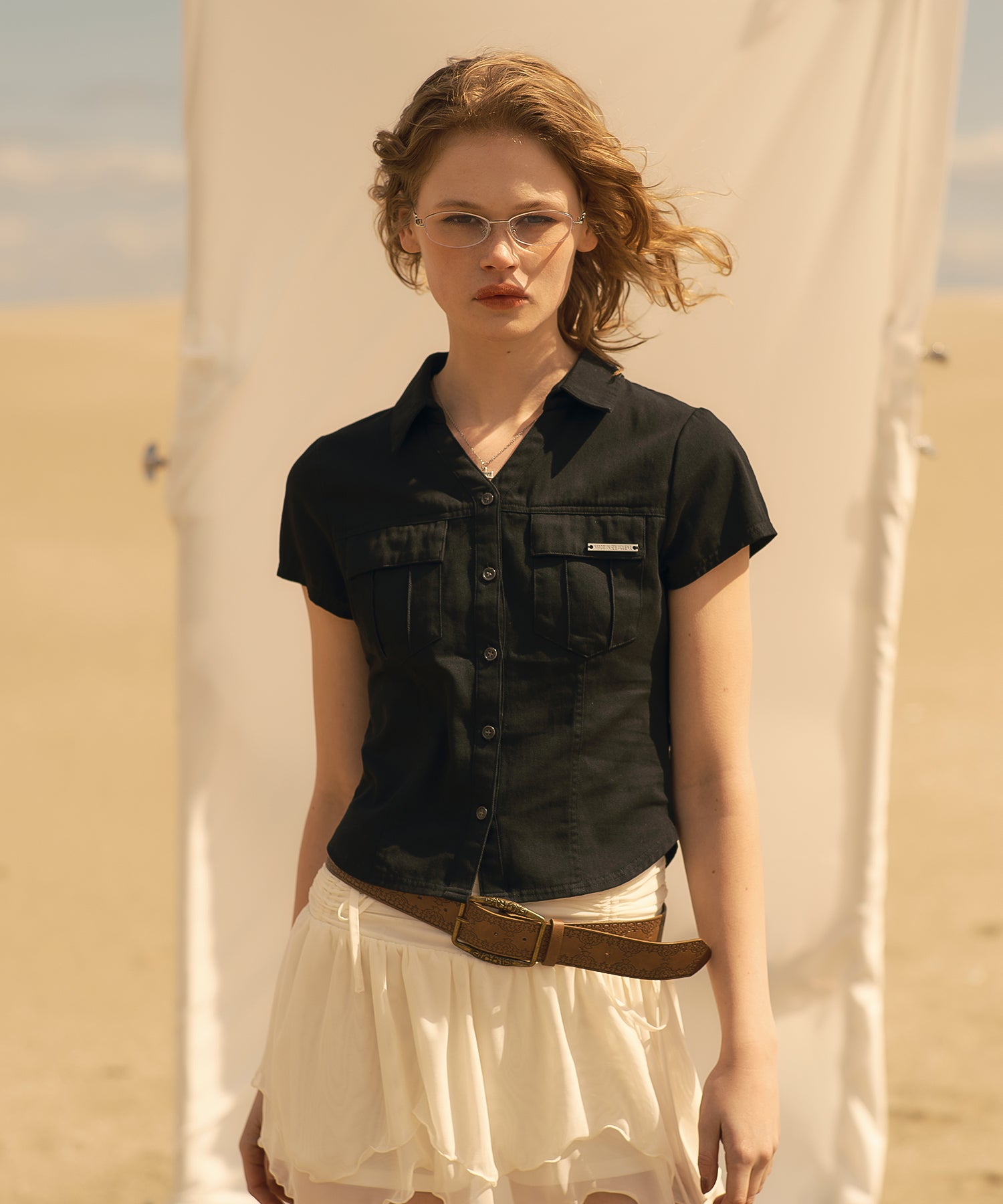 MODEL:173cm/COLOR:BLACK/SIZE:F