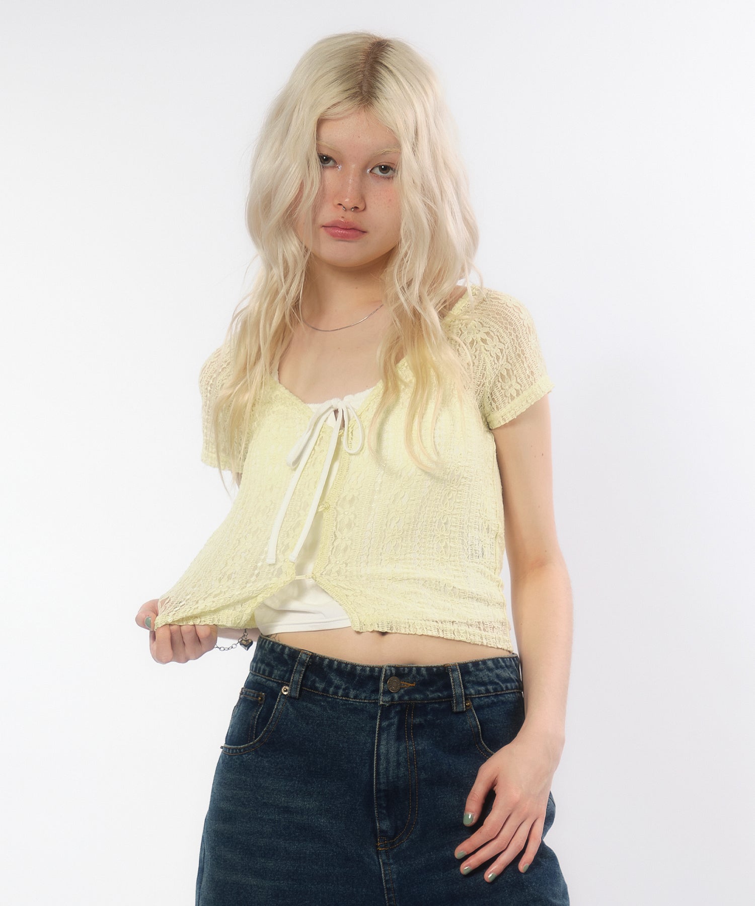 MODEL:170cm/COLOR:YELLOW/SIZE:F