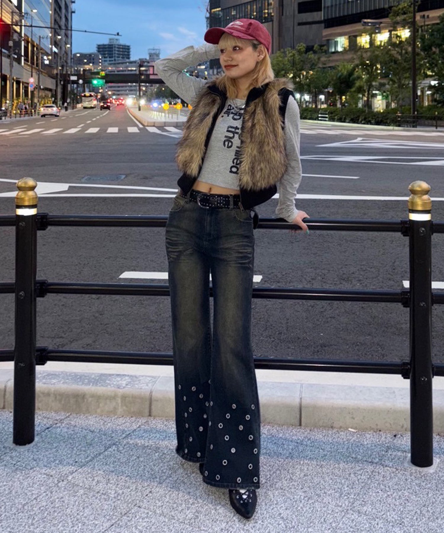 STAFF:151cm/COLOR:BLUE/SIZE:24