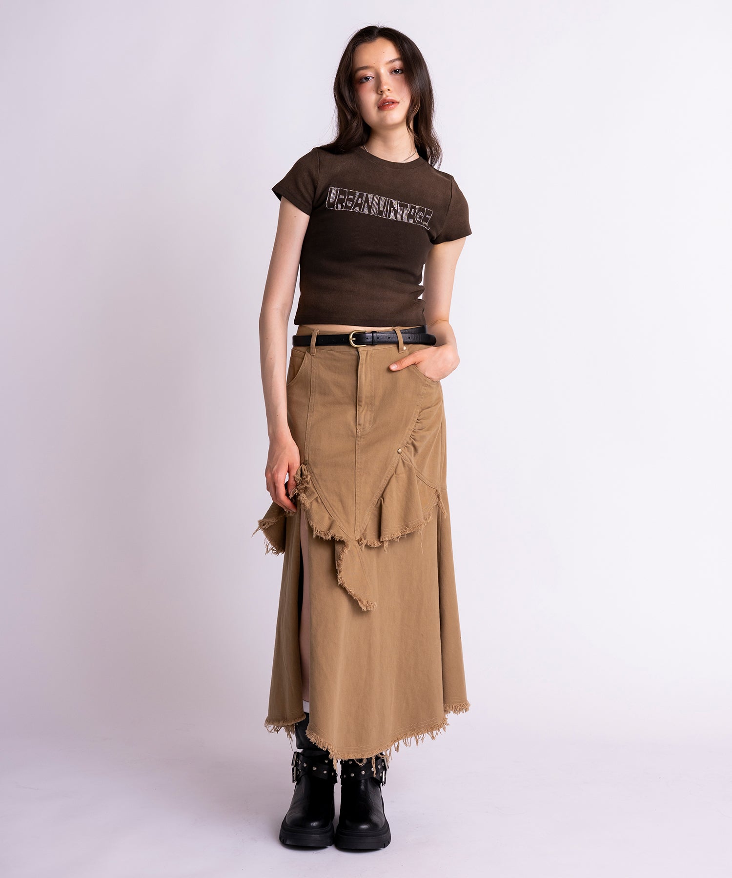 MODEL:171cm/COLOR:BEIGE/SIZE:M