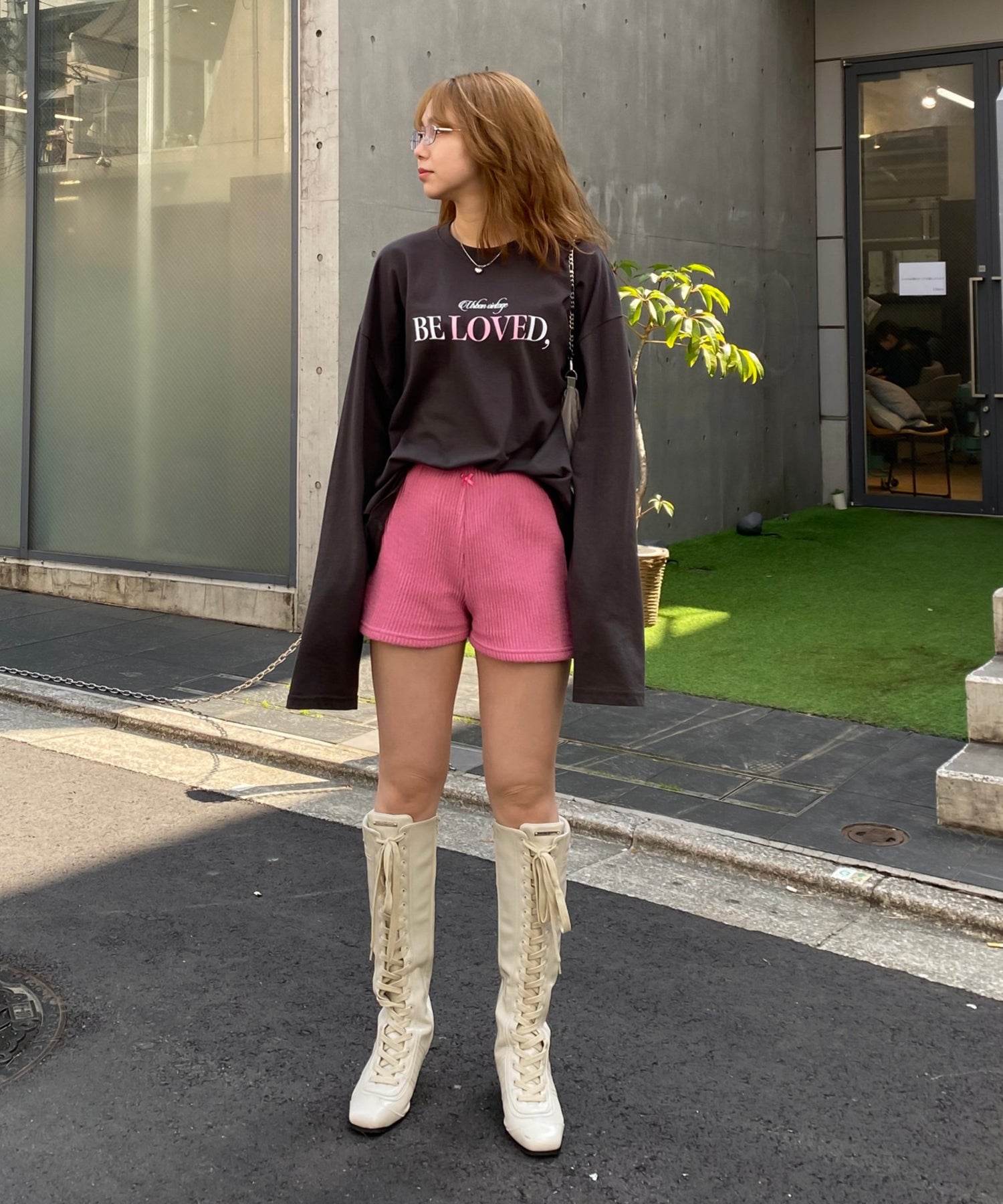 STAFF:159cm/COLOR:PINK/SIZE:F