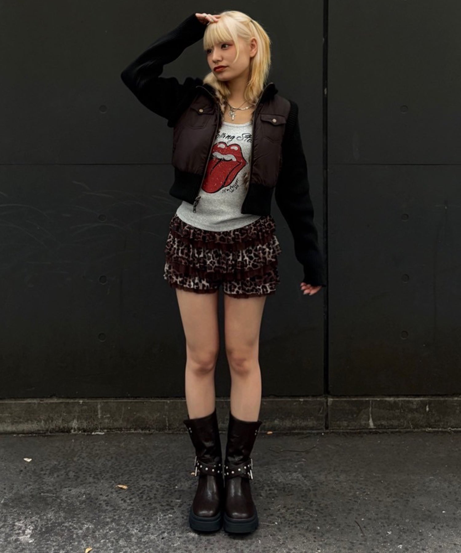 STAFF:151cm/COLOR:BLACK/SIZE:F