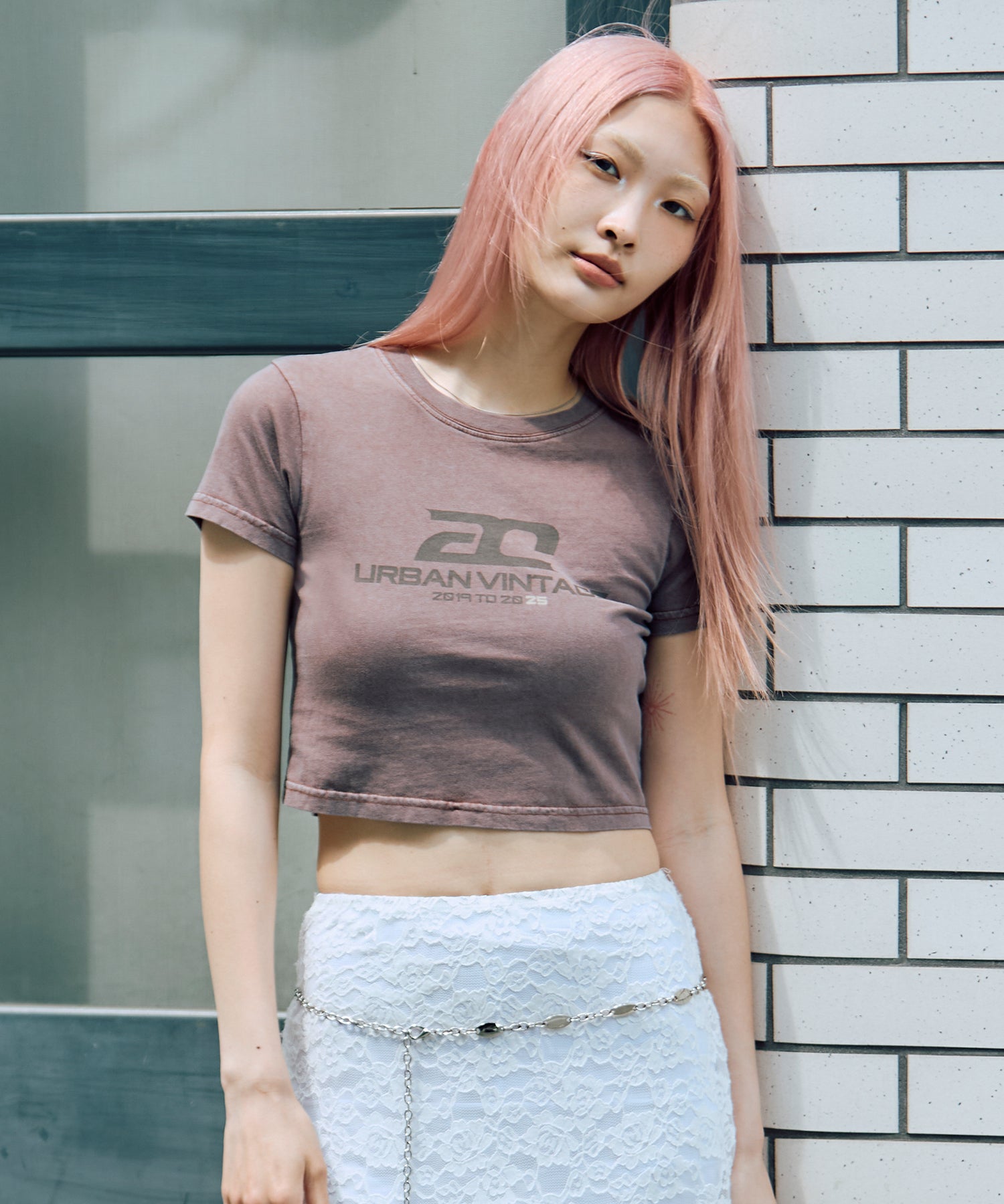 MODEL:175cm/COLOR:BROWN/SIZE:F