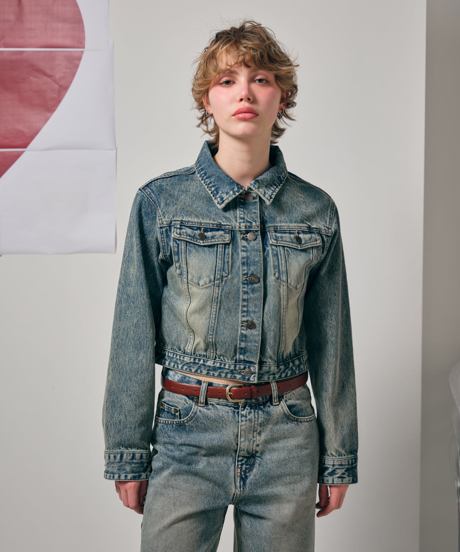 MODEL:170cm/COLOR:BLUE/SIZE:F