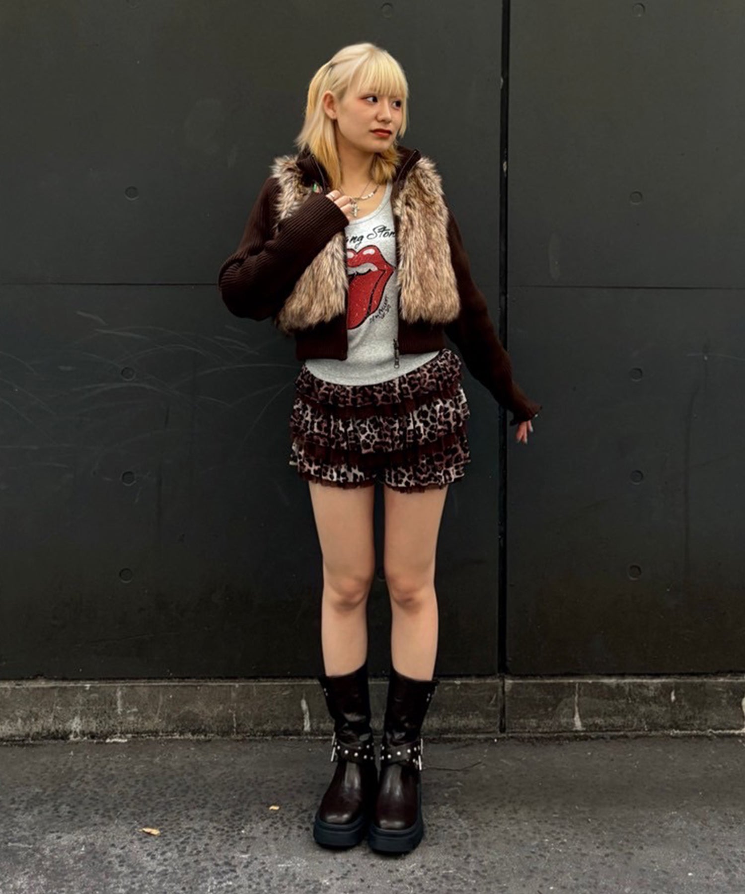 STAFF:151cm/COLOR:BROWN/SIZE:F