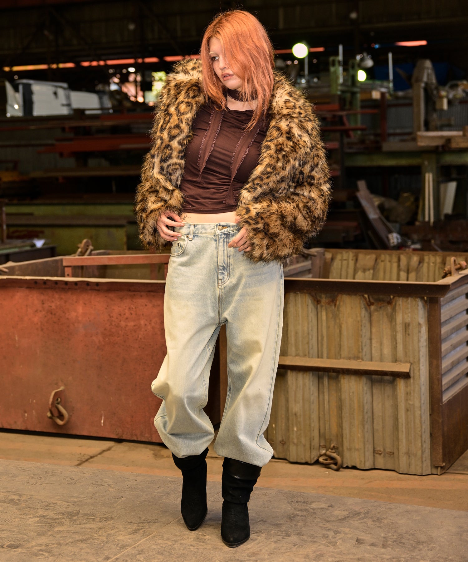 MODEL:170cm/COLOR:MIX/SIZE:S