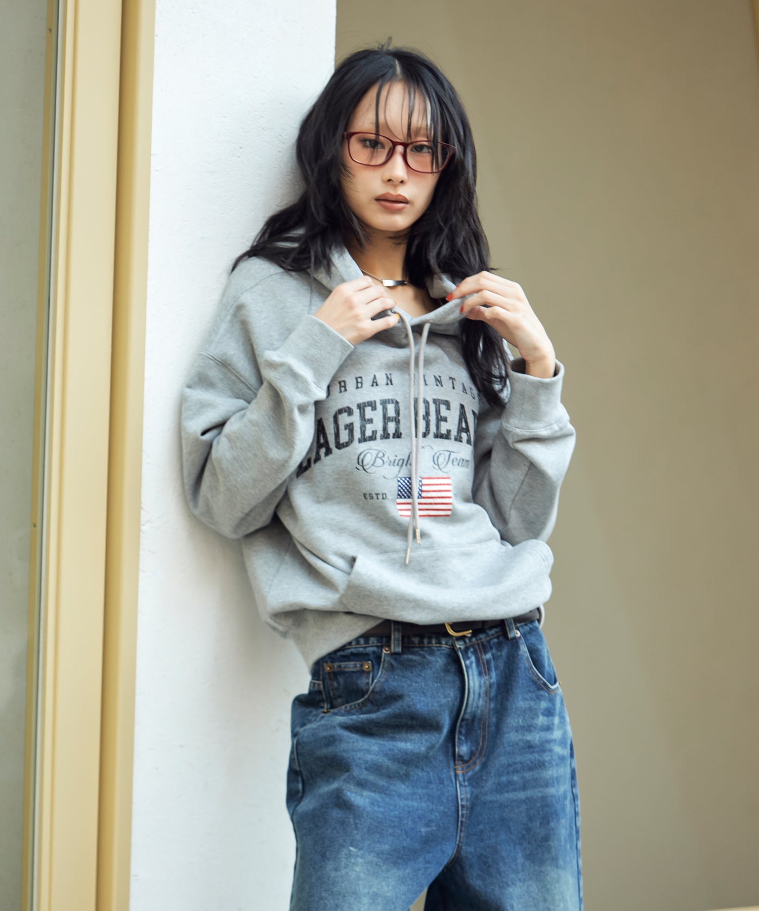 MODEL:170cm/COLOR:GRAY/SIZE:F