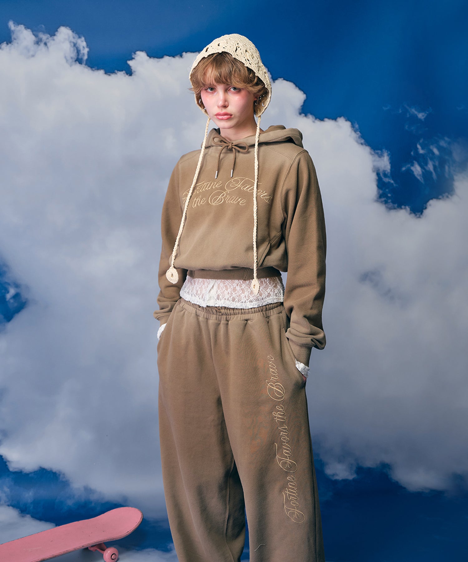 MODEL:170cm/COLOR:BEIGE/SIZE:F