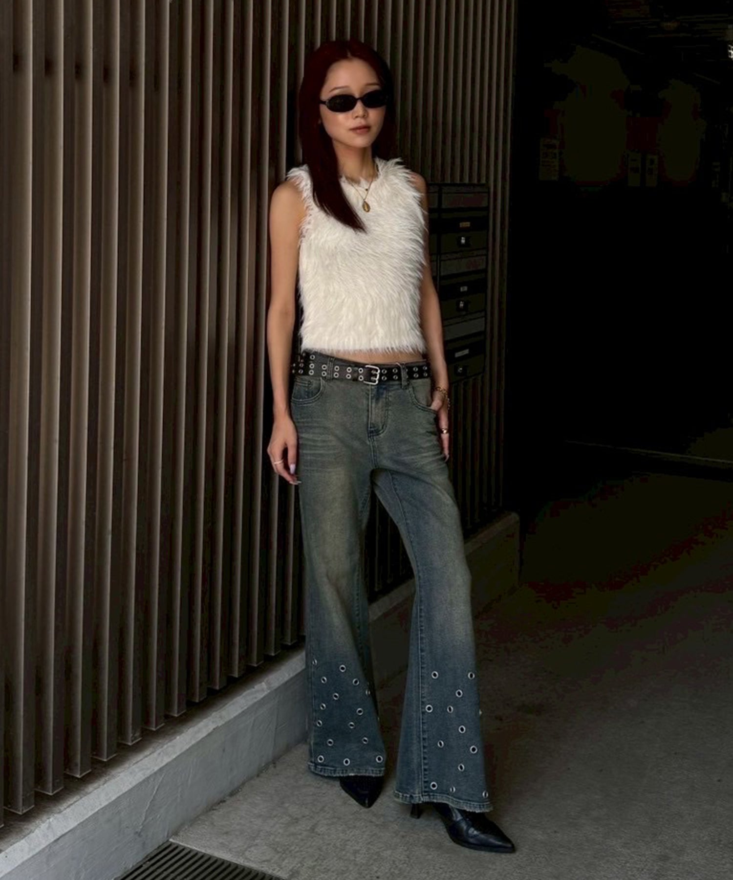 STAFF:155cm/COLOR:LIGHT BLUE/SIZE:23