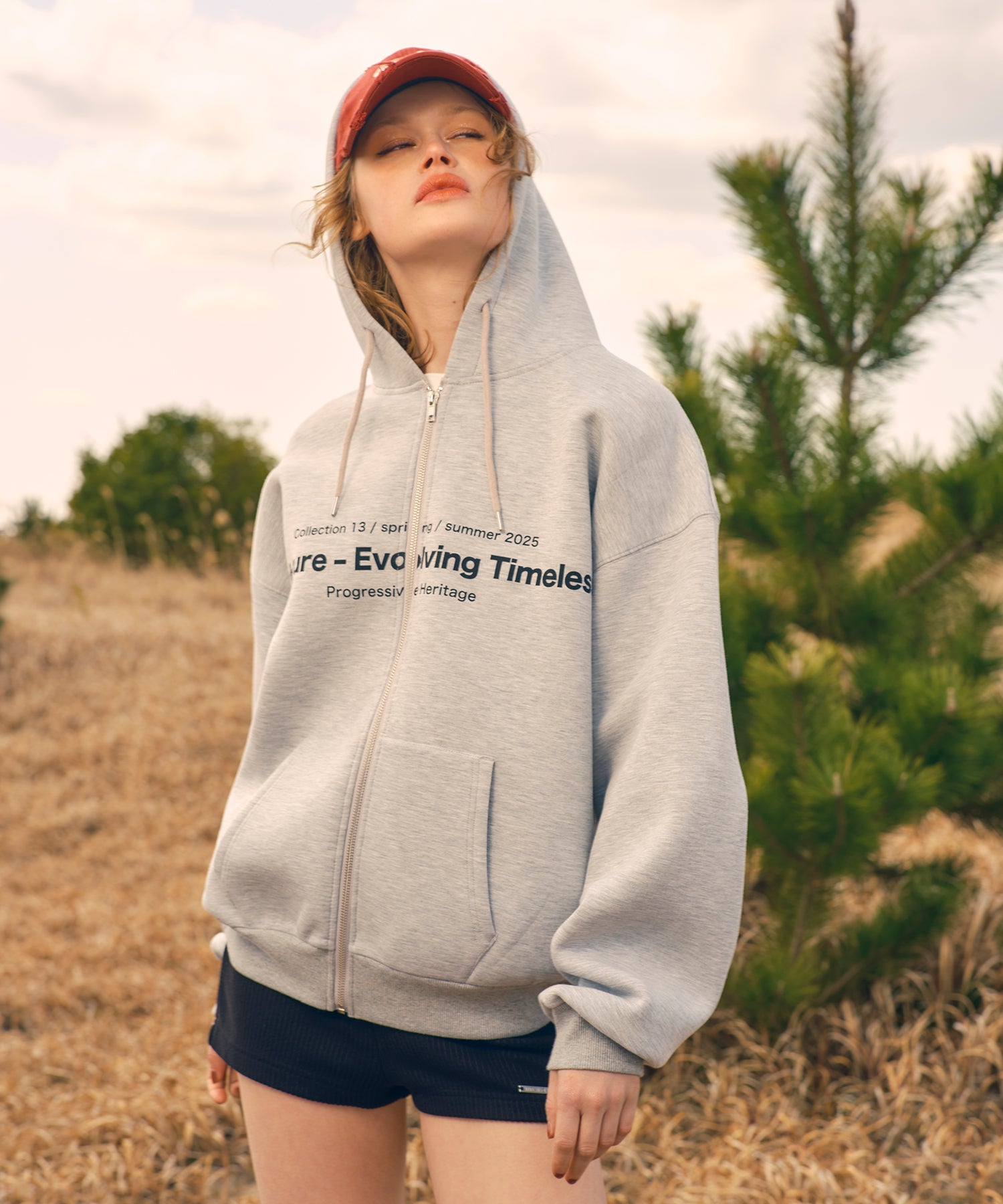 MODEL:173cm/COLOR:GRAY/SIZE:F