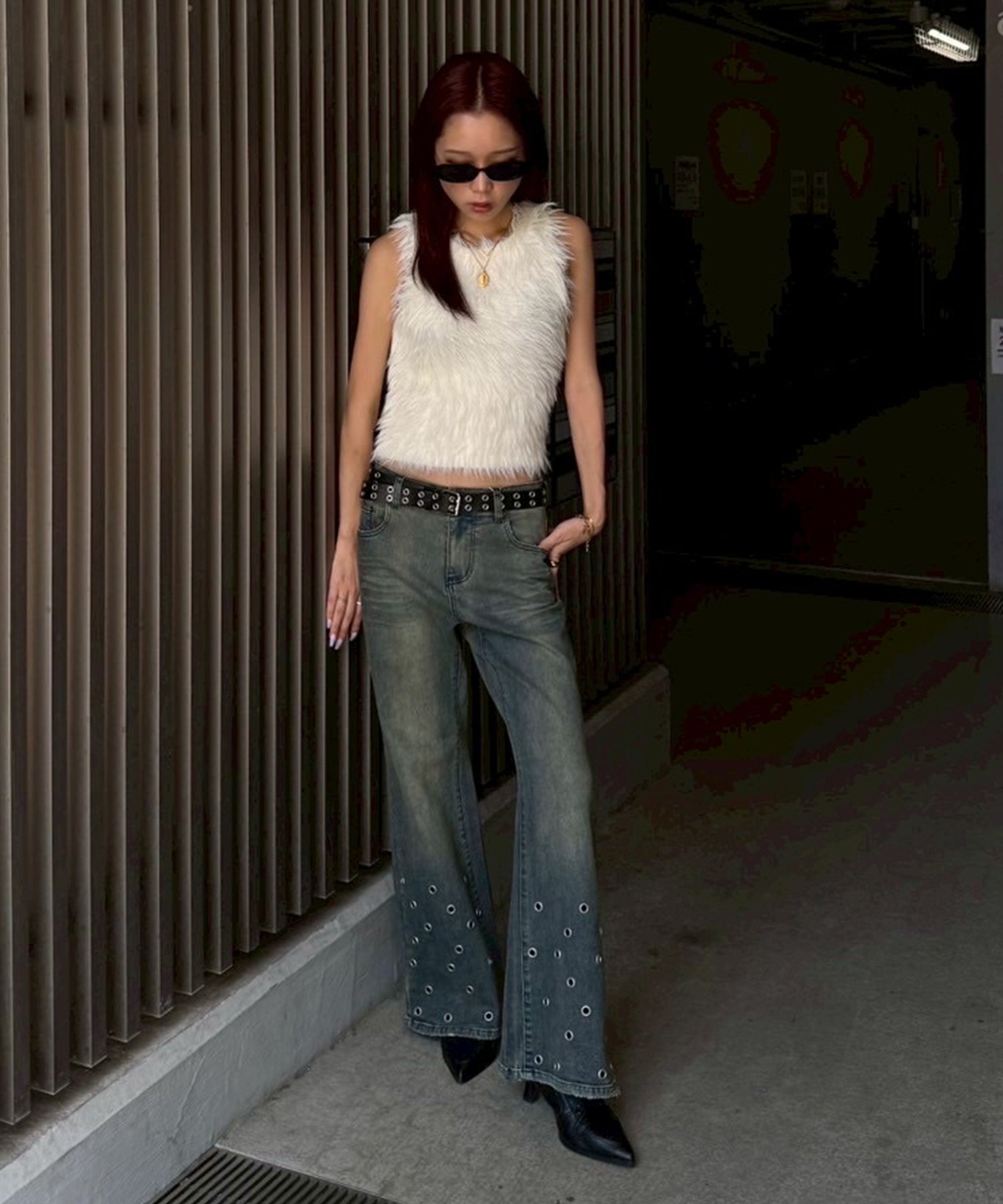 STAFF:155cm/COLOR:LIGHT BLUE/SIZE:23