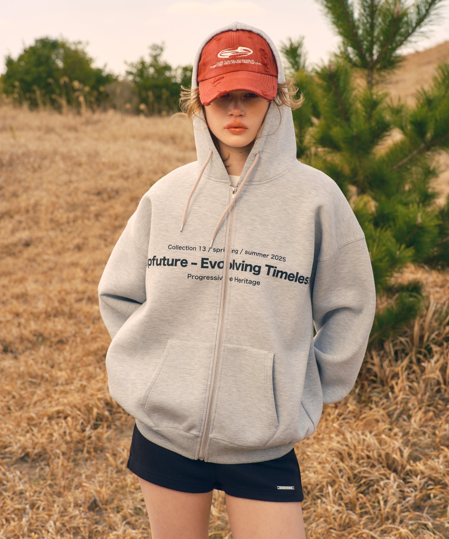 MODEL:173cm/COLOR:GRAY/SIZE:F