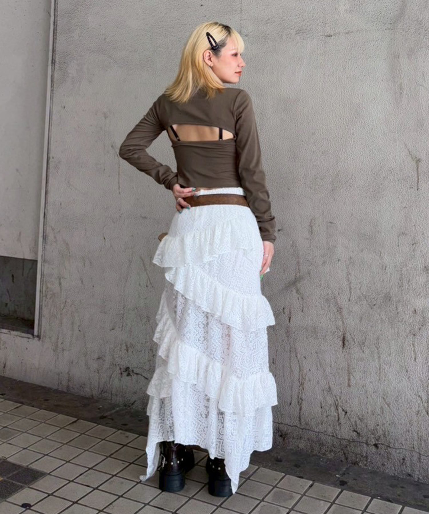 STAFF:151cm/COLOR:KHAKI/SIZE:F
