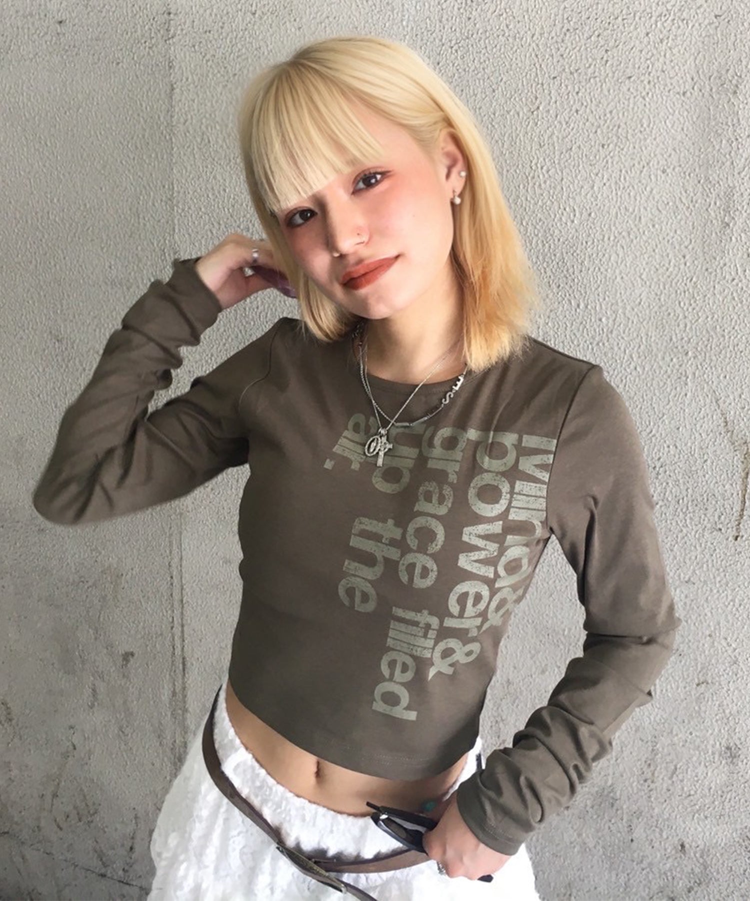STAFF:151cm/COLOR:KHAKI/SIZE:F