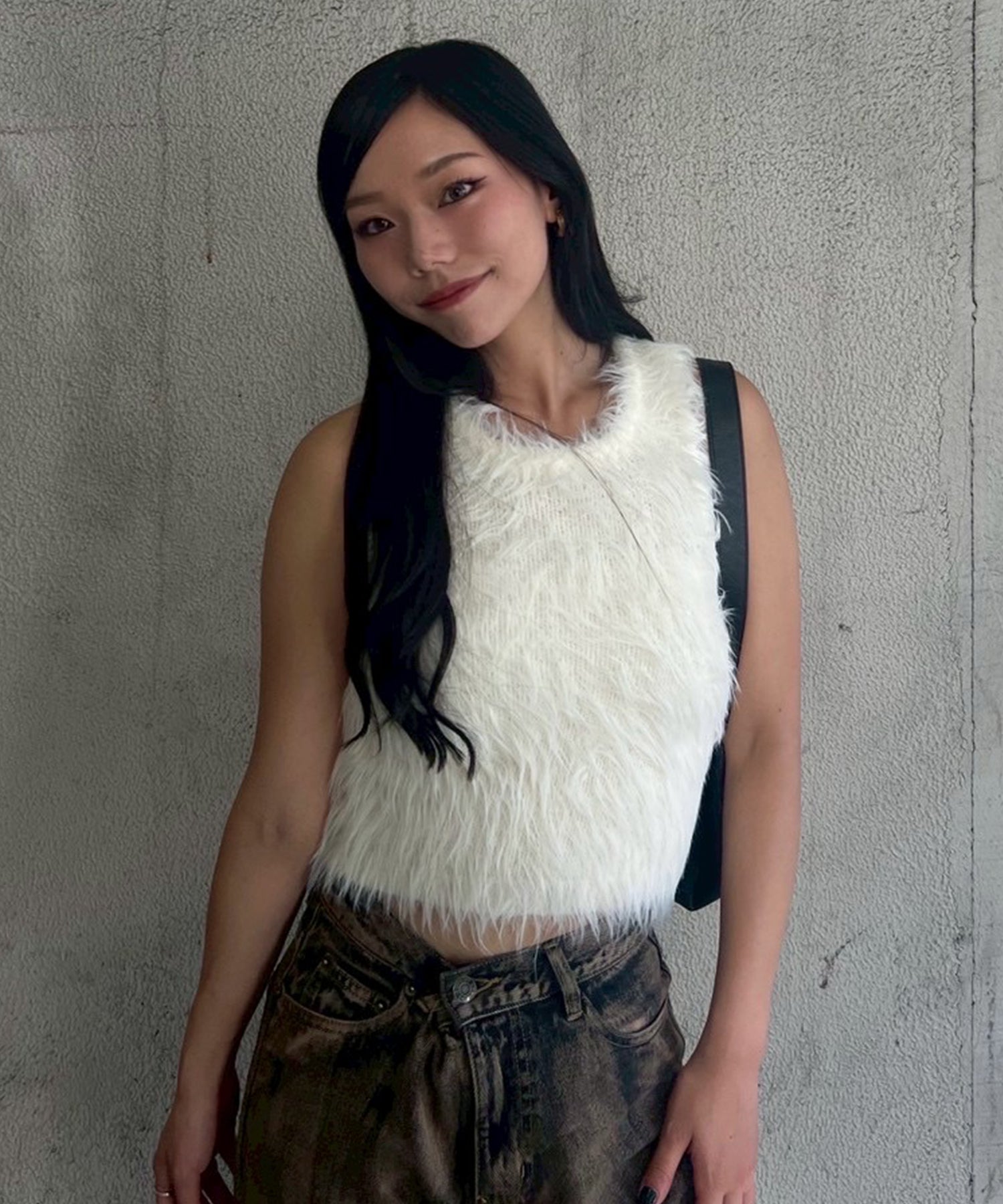 STAFF:156cm/COLOR:WHITE/SIZE:F