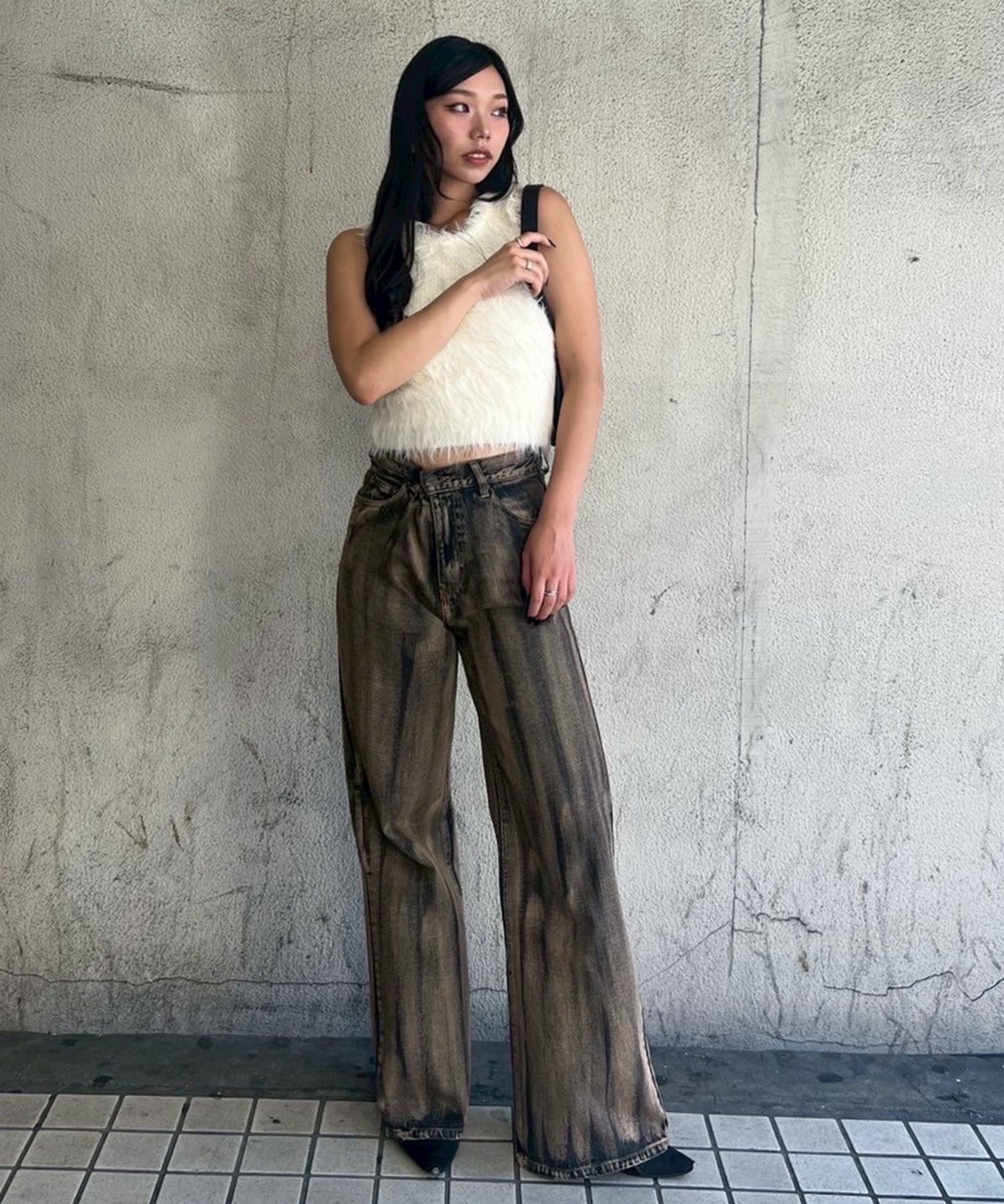 STAFF:156cm/COLOR:WHITE/SIZE:F