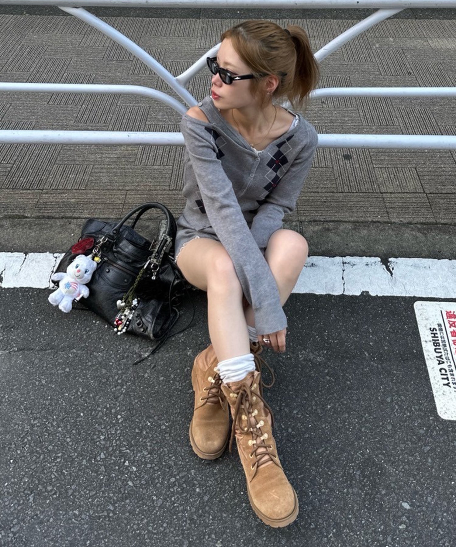 STAFF:155cm/COLOR:GRAY/SIZE:F