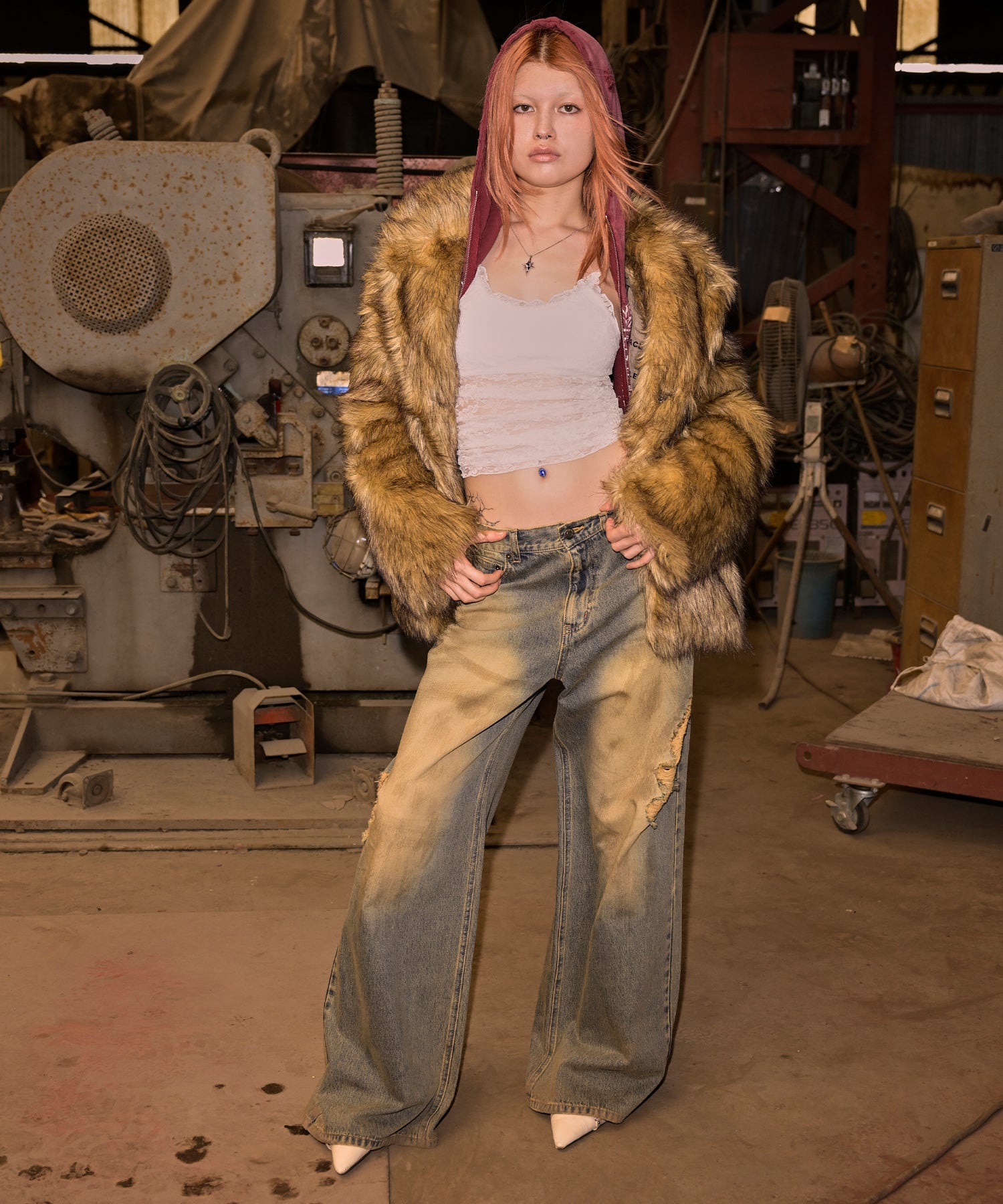 MODEL:170cm/COLOR:BEIGE/SIZE:M