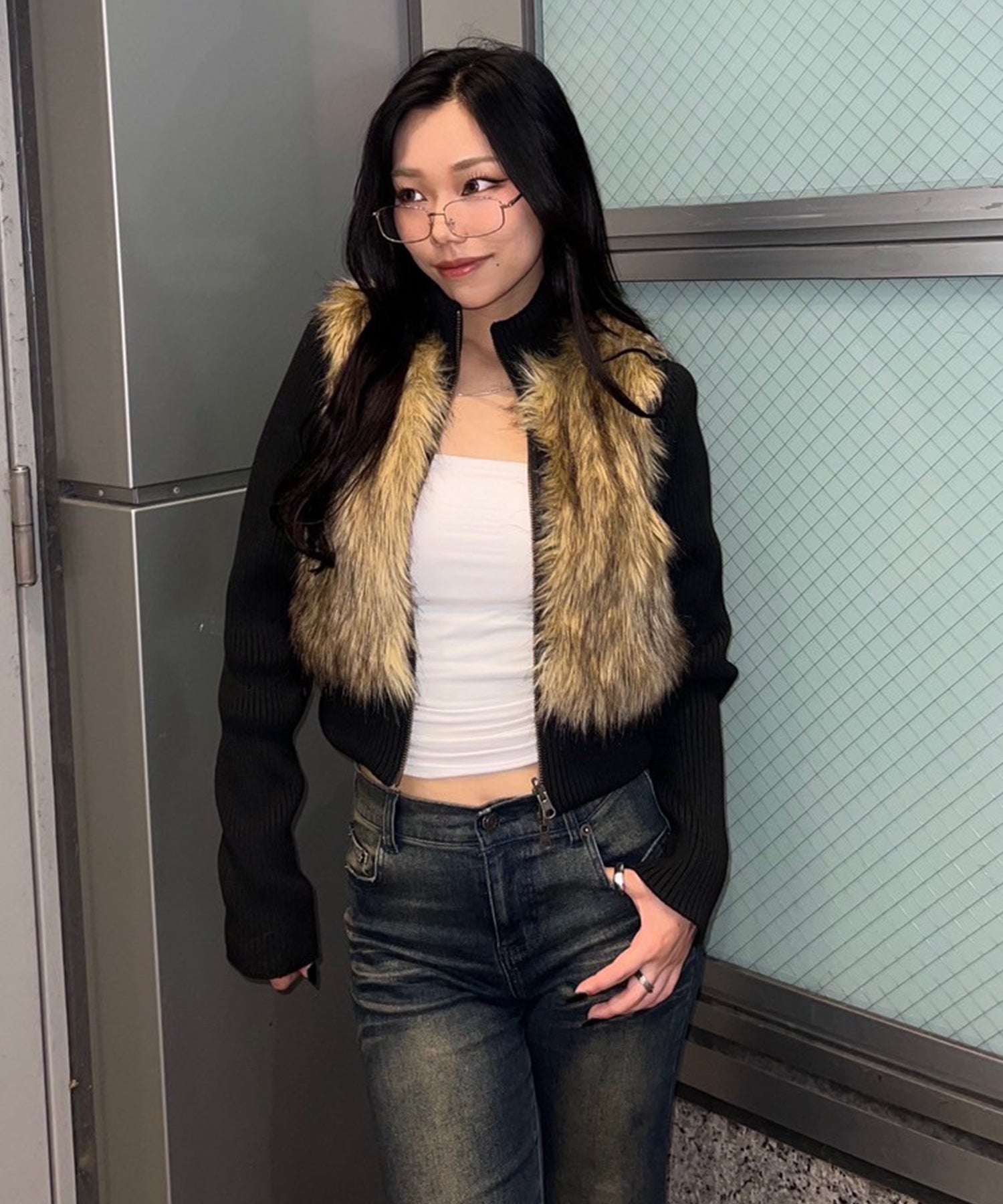 STAFF:156cm/COLOR:BLACK/SIZE:F
