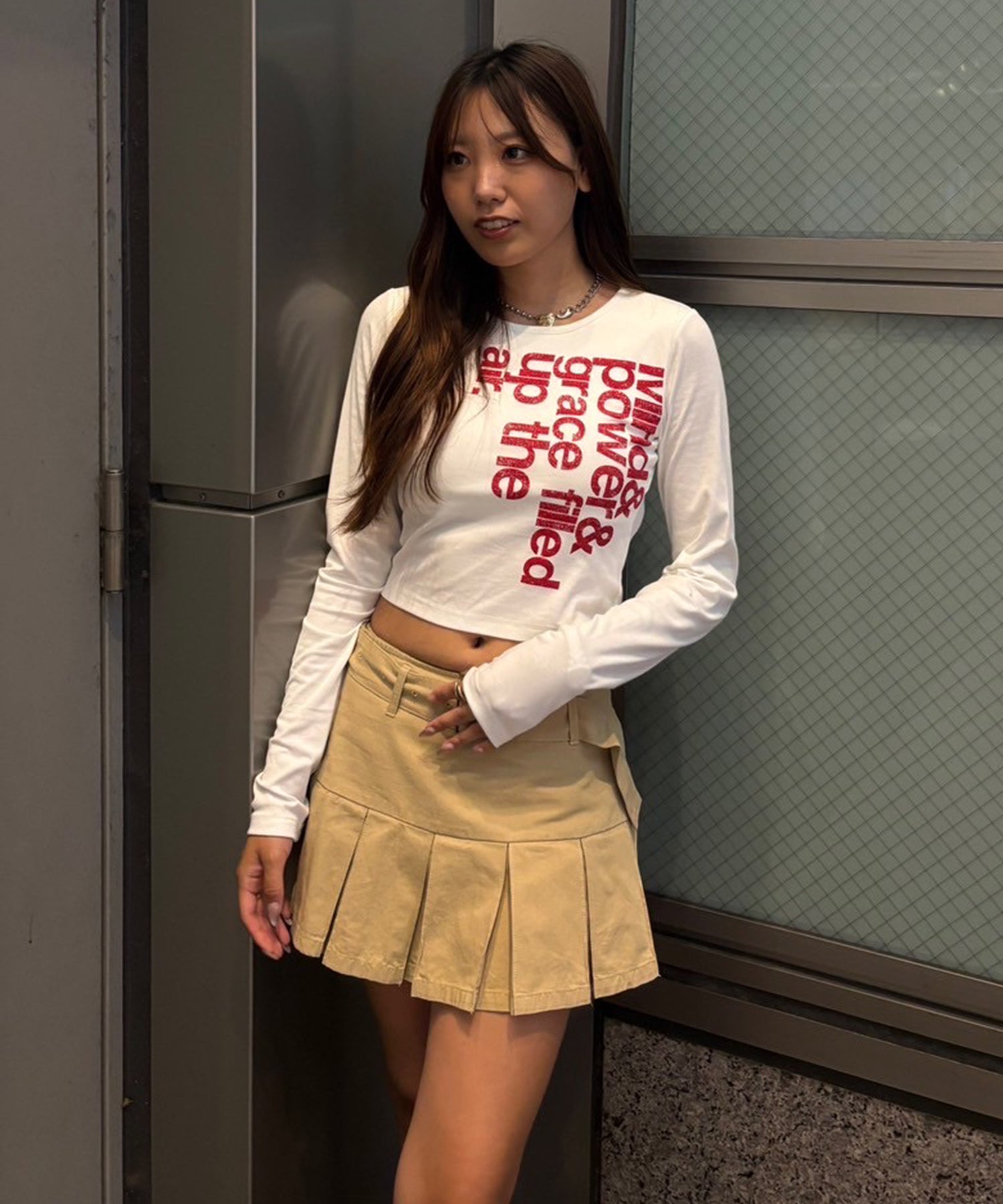 STAFF:162cm/COLOR:WHITE/SIZE:F