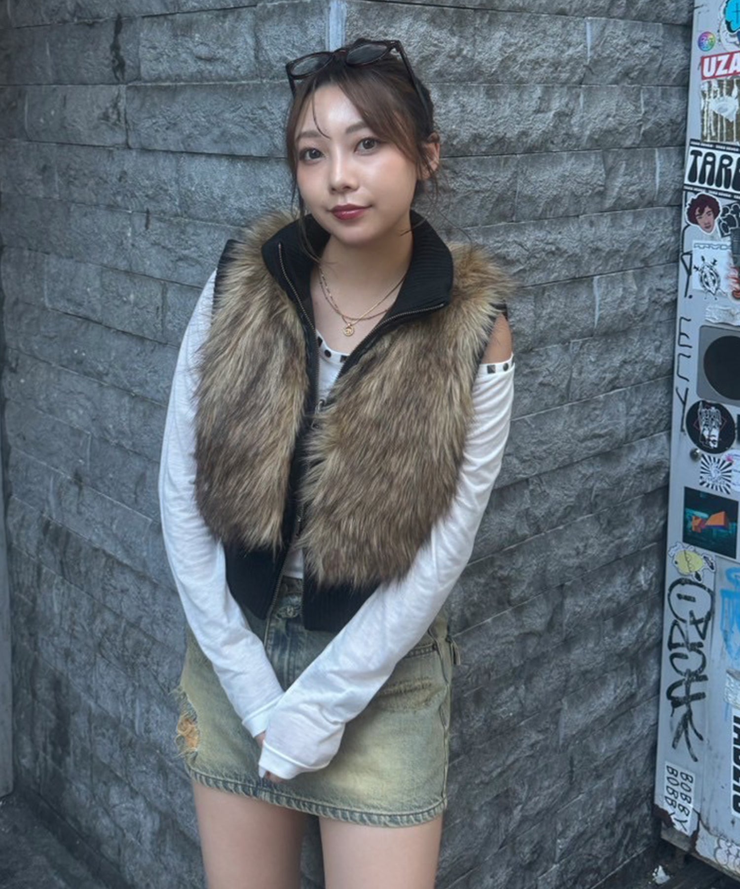 STAFF:150cm/COLOR:BLACK/SIZE:F