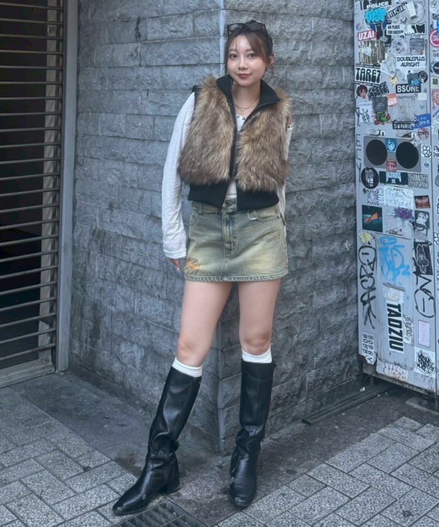 STAFF:150cm/COLOR:BLACK/SIZE:F