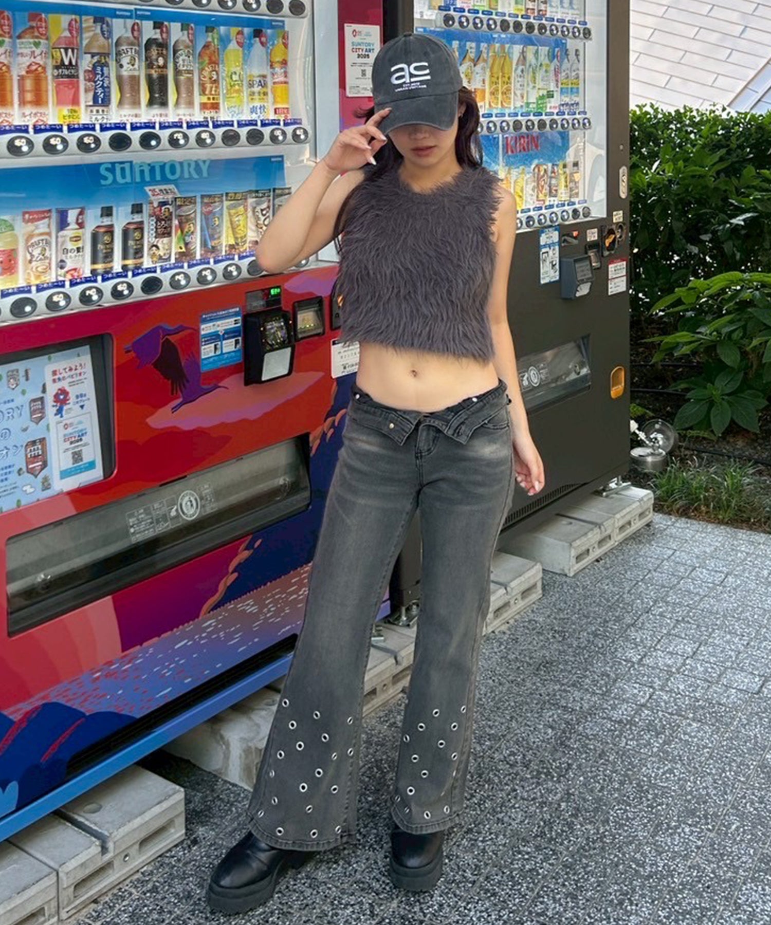 STAFF:156cm/COLOR:BLACK/SIZE:23