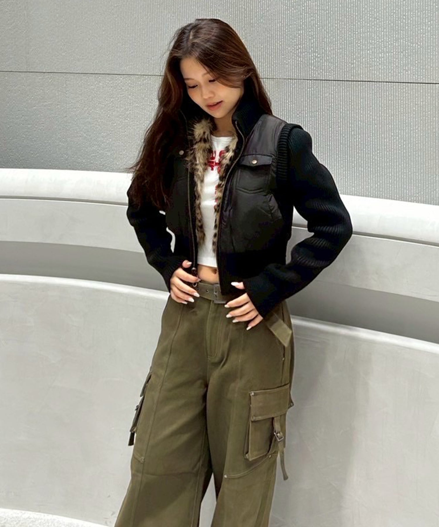 STAFF:156cm/COLOR:BLACK/SIZE:F