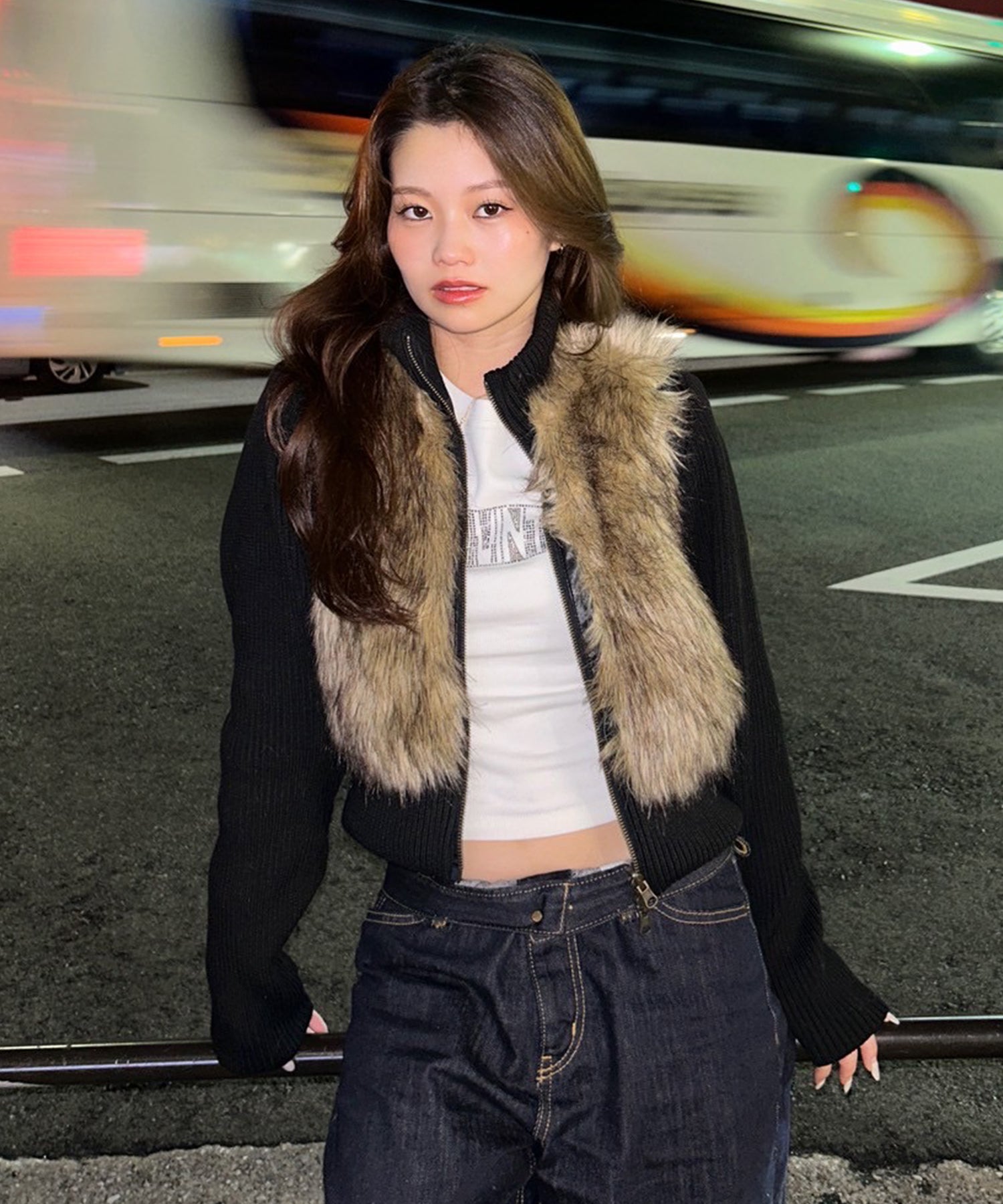 STAFF:156cm/COLOR:BLACK/SIZE:F