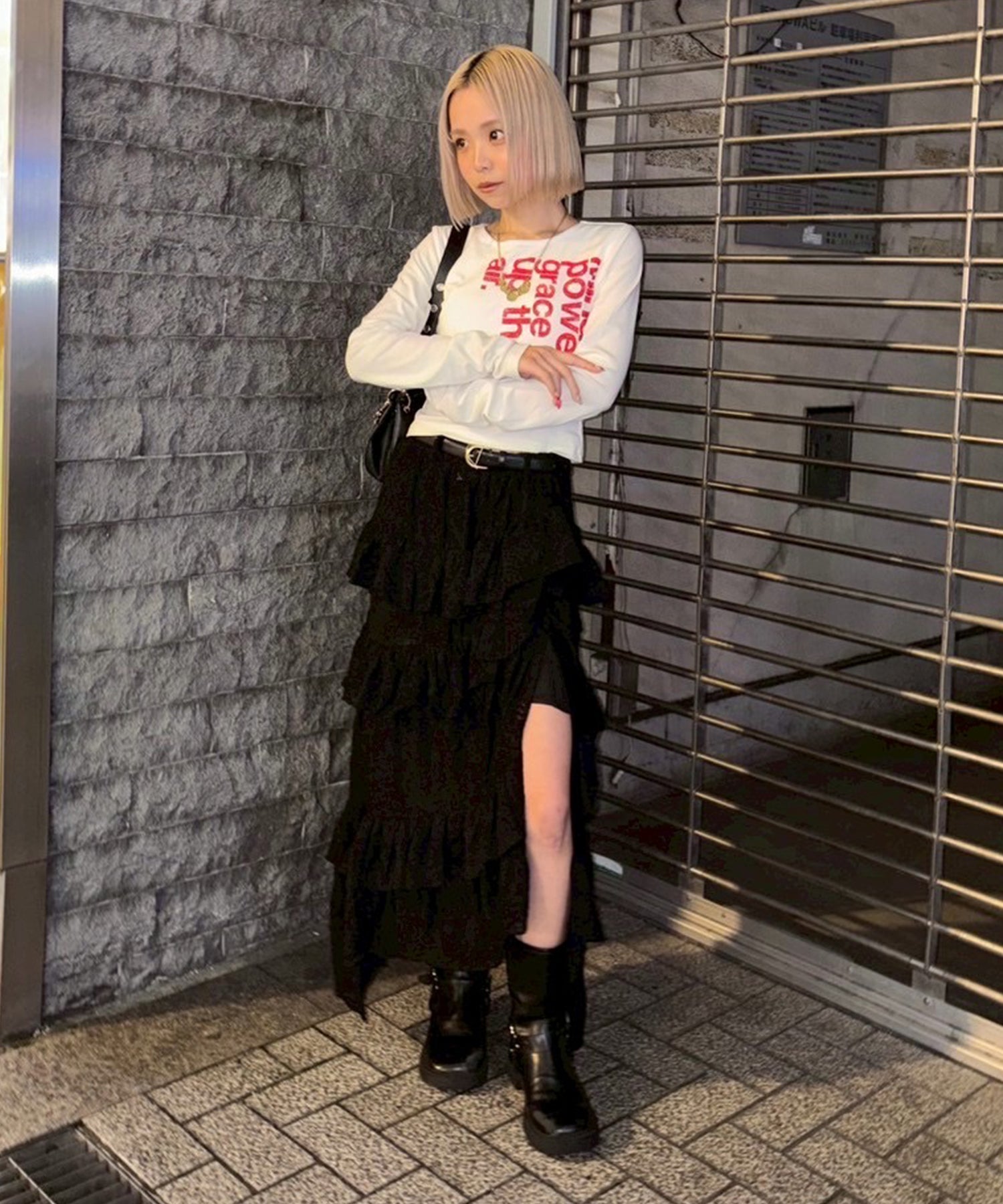 STAFF:154cm/COLOR:WHITE/SIZE:F