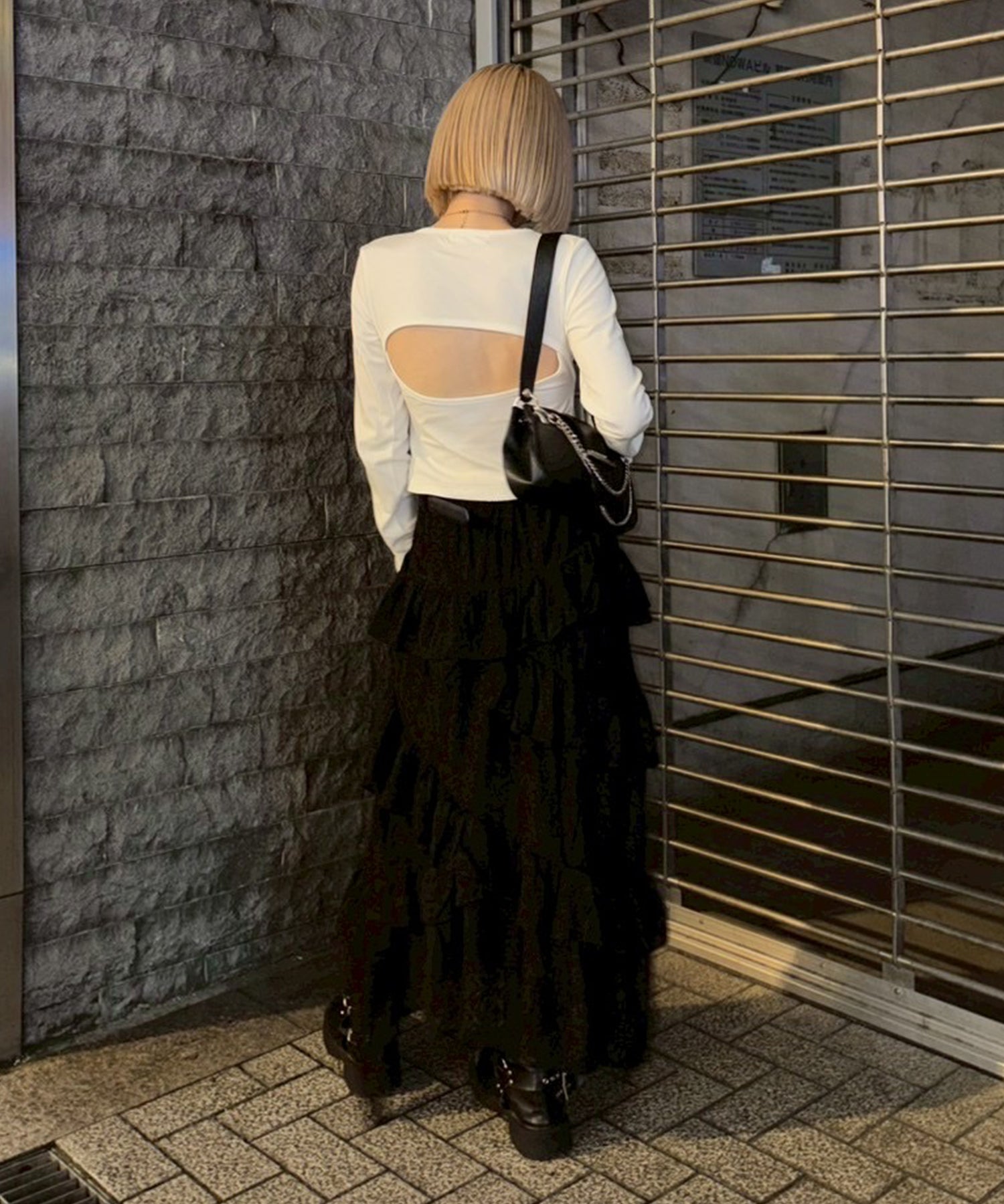 STAFF:154cm/COLOR:WHITE/SIZE:F