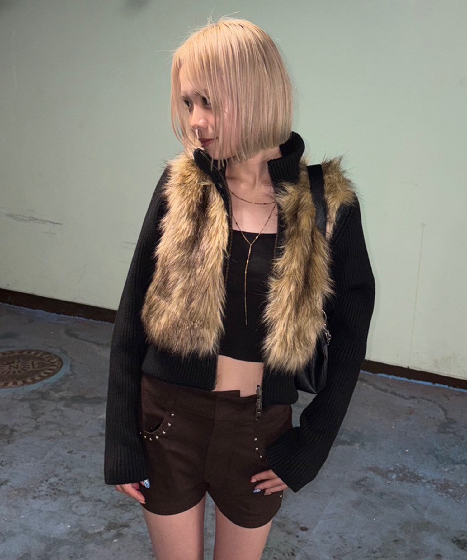 STAFF:154cm/COLOR:BLACK/SIZE:F
