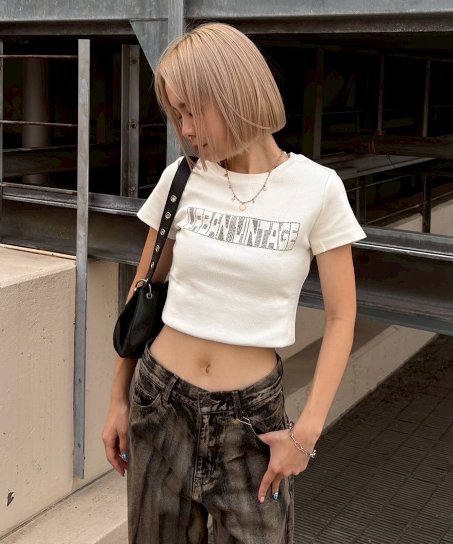STAFF:154cm/COLOR:WHITE/SIZE:F