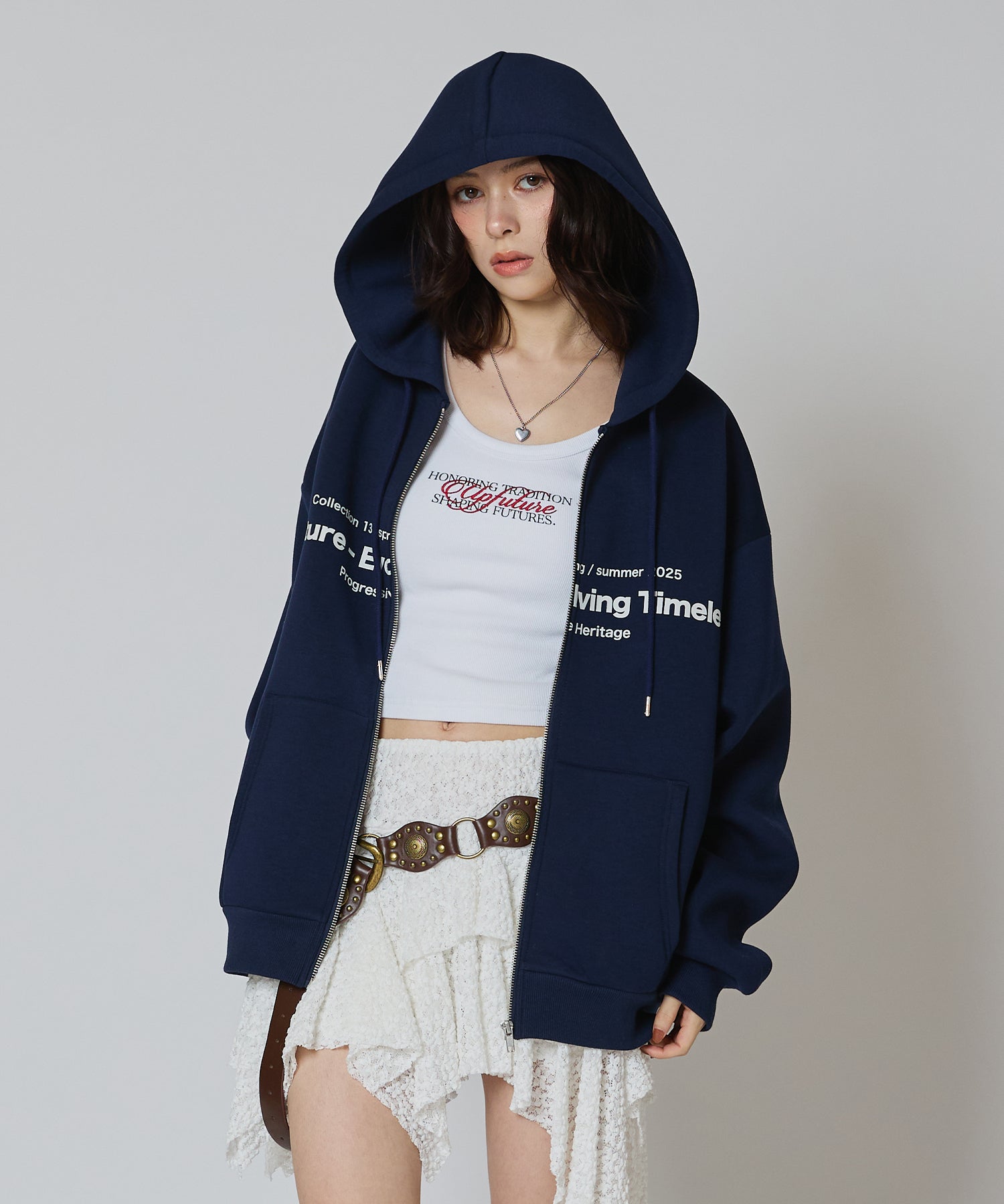 MODEL:163cm/COLOR:NAVY/SIZE:F