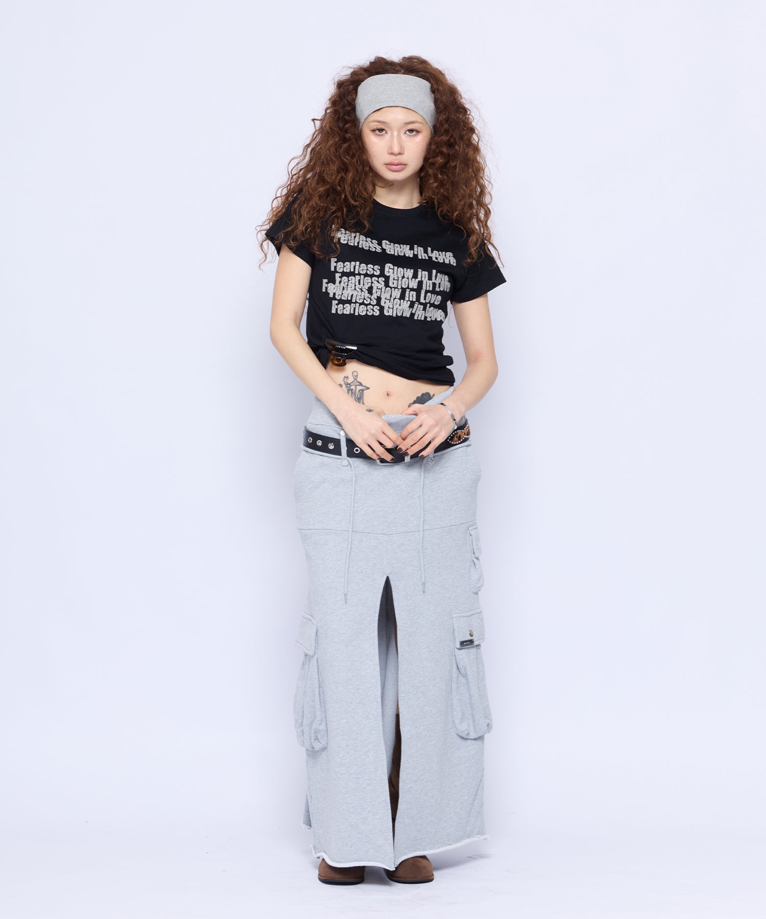 MODEL:168cm/COLOR:GRY/SIZE:F