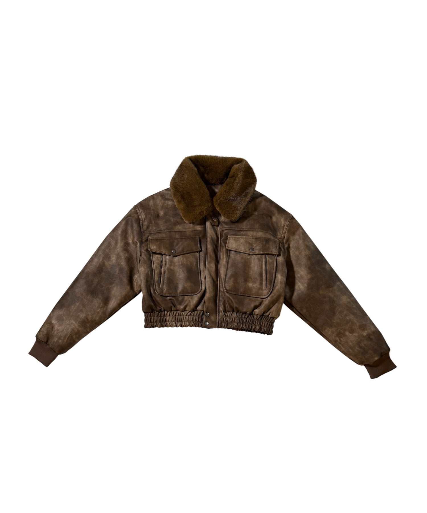 ヴィーガンレザー2wayジャケット