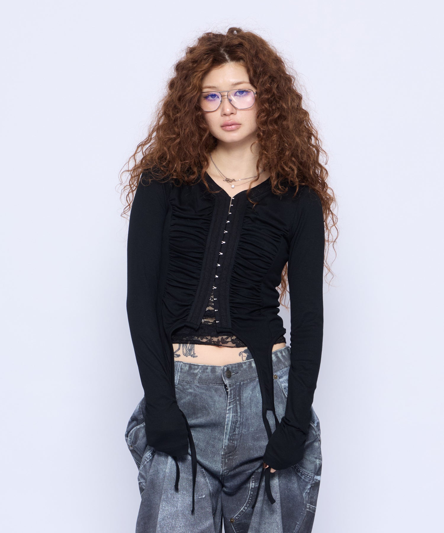 MODEL:168cm/COLOR:BLK/SIZE:F