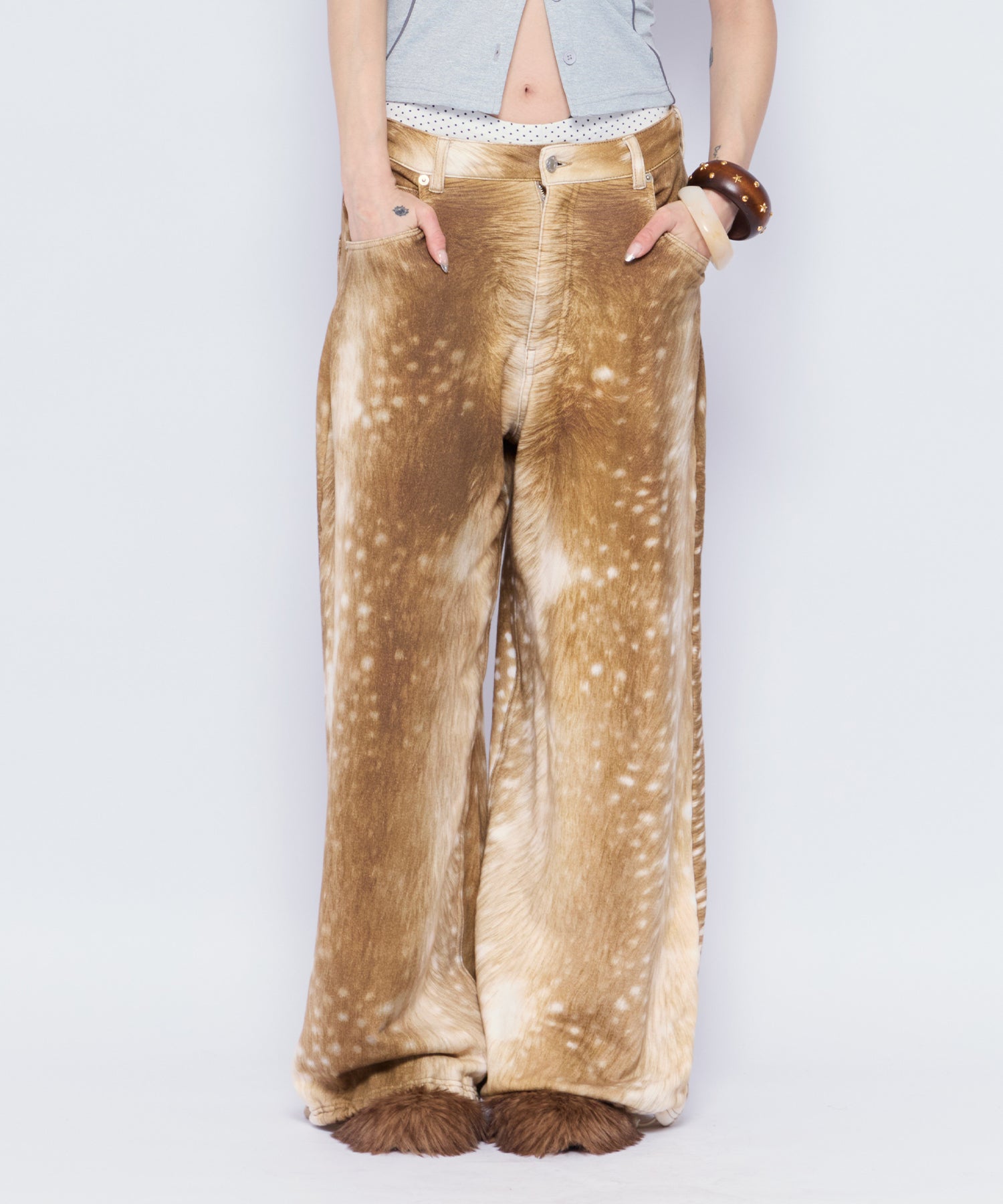 MODEL:168cm/COLOR:BEG/SIZE:F
