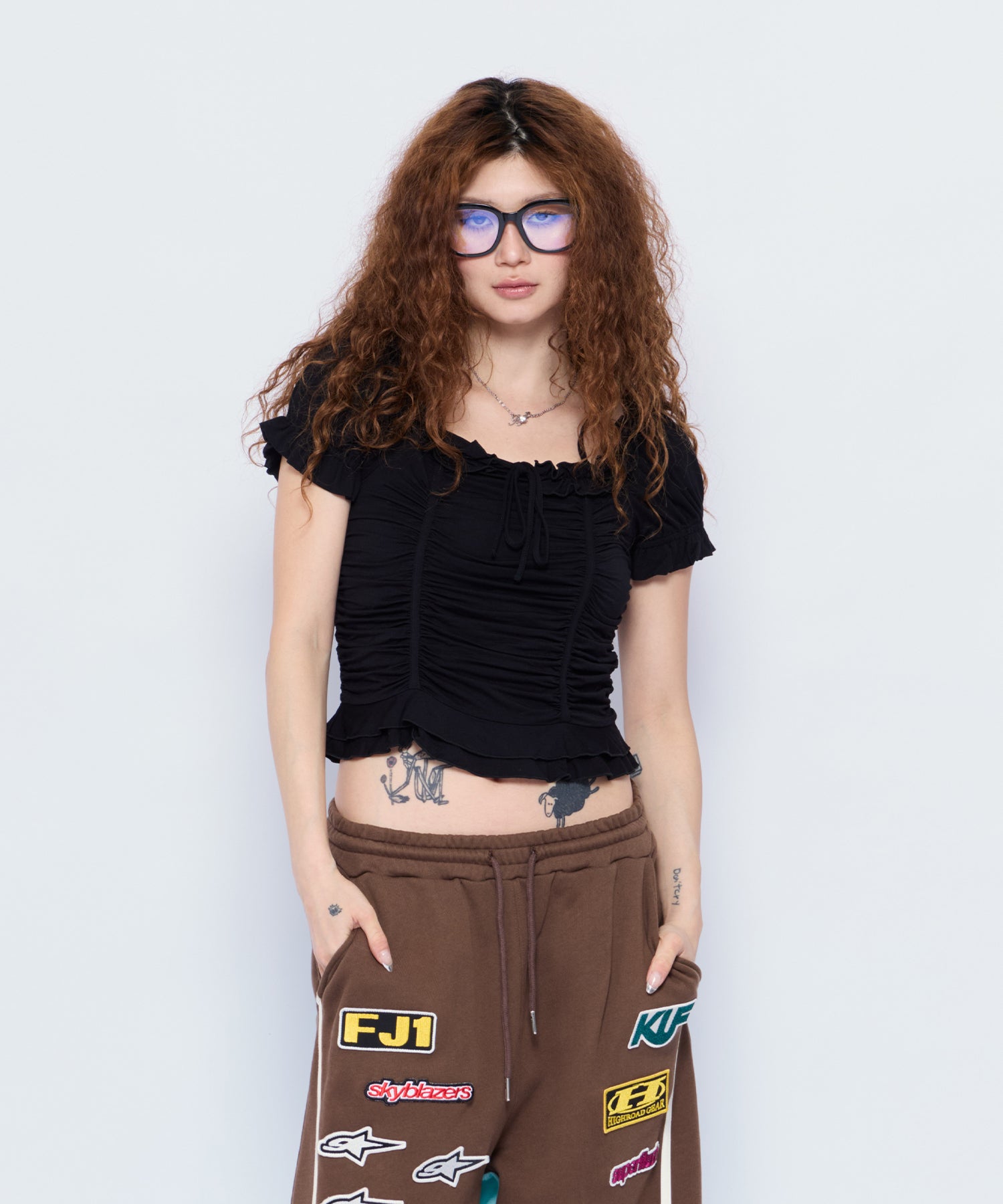 MODEL:168cm/COLOR:BLK/SIZE:F