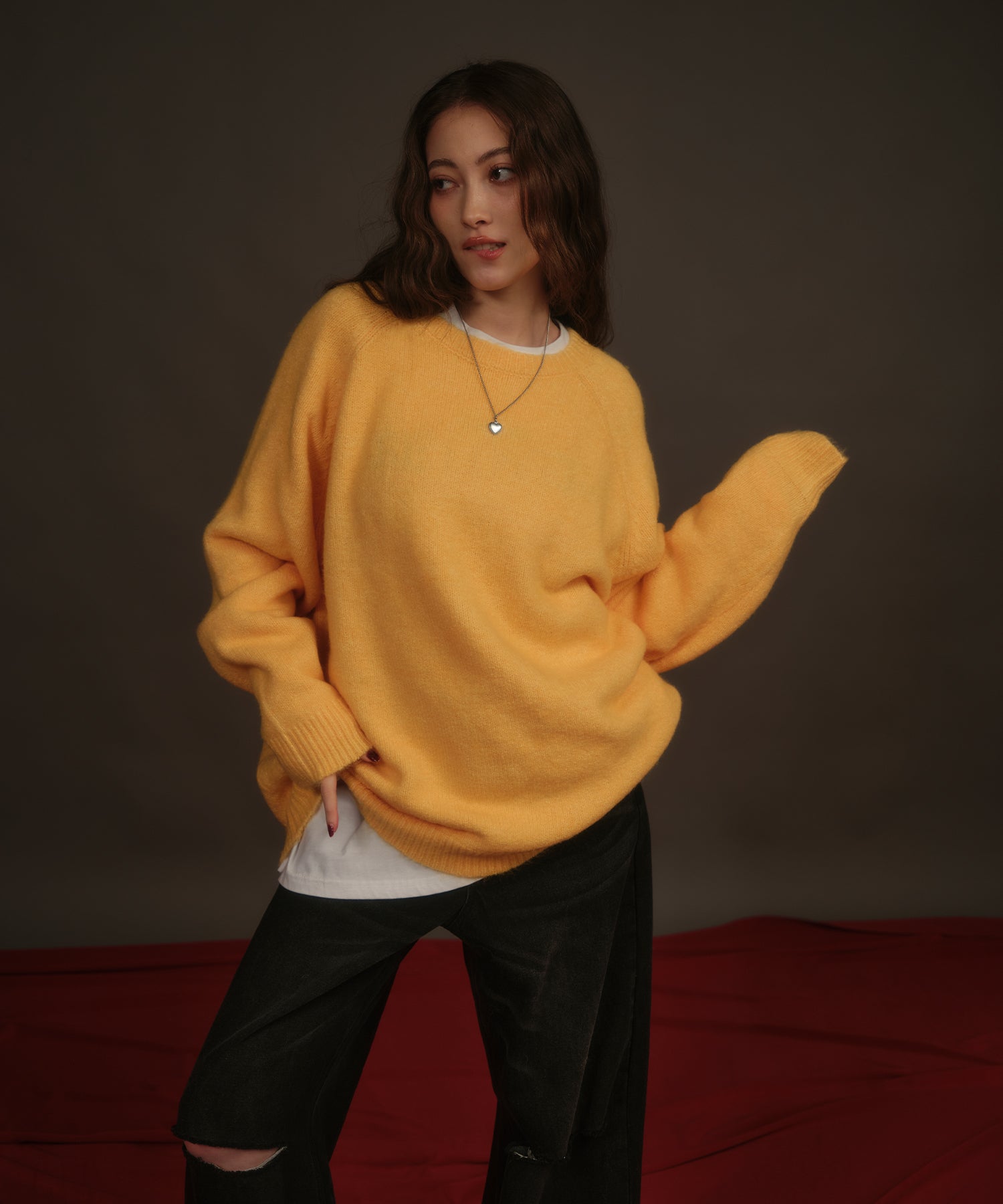 MODEL:163cm/COLOR:YELLOW/SIZE:F