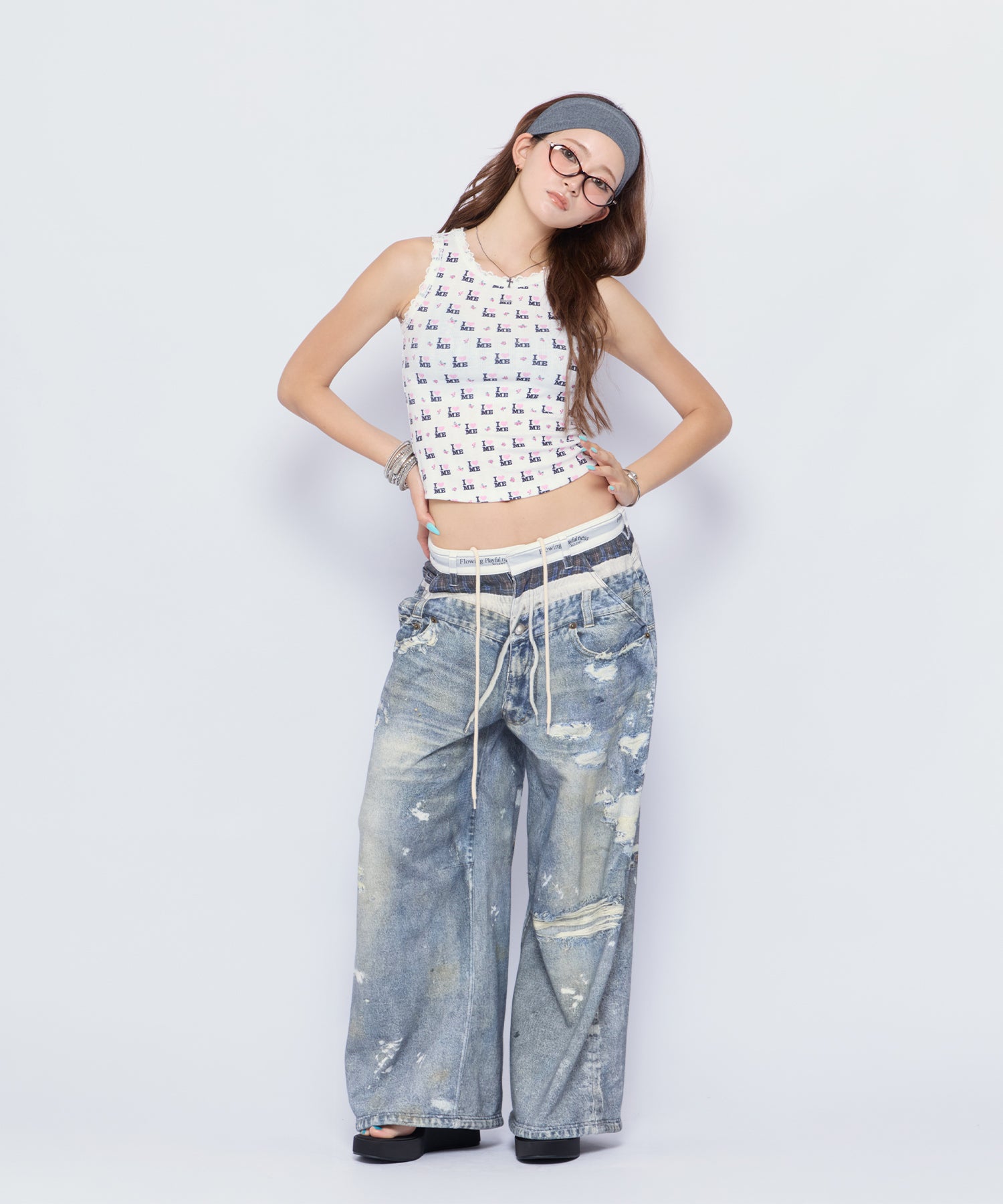 MODEL:170cm/COLOR:BLU/SIZE:F