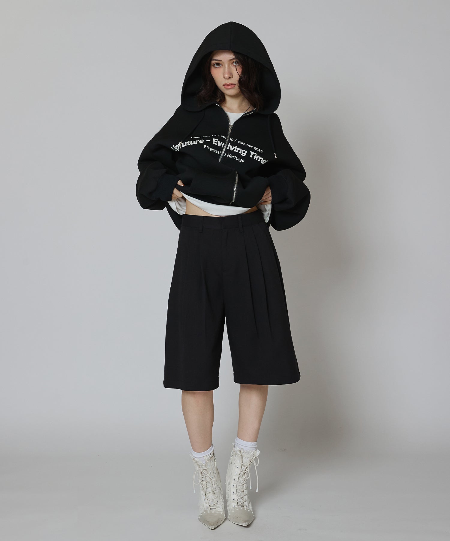 MODEL:163cm/COLOR:BLACK/SIZE:F